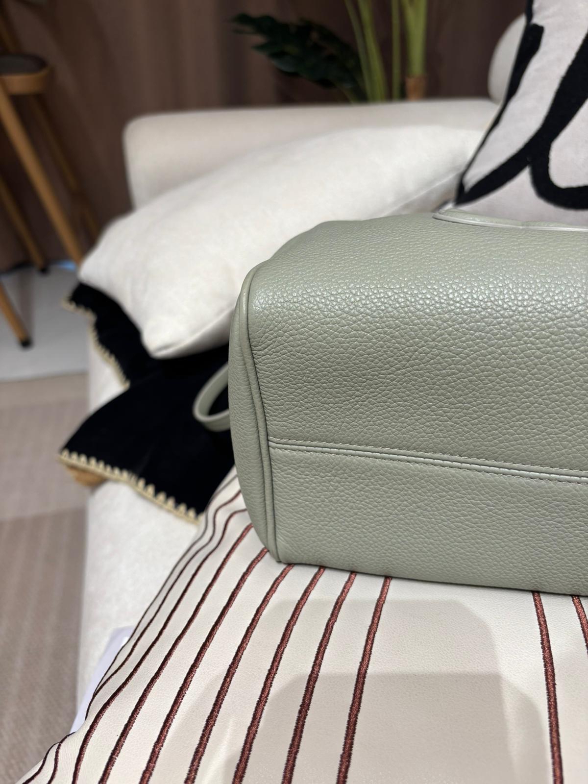 CELINE Triomphe Cabas Drawstring 2 way bag calfskin 100%Authentic, 99%New ✅Booklet✅Dust bag