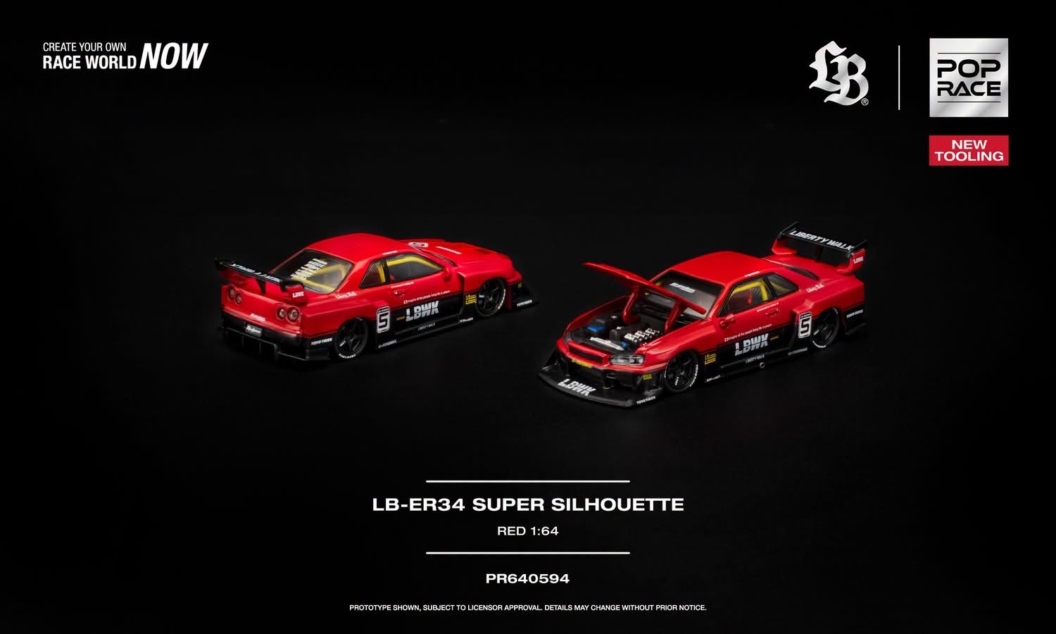 (預訂 Pre Order) Poprace (PR640594) LB-ER34 SUPER SILHOUETTE RED
