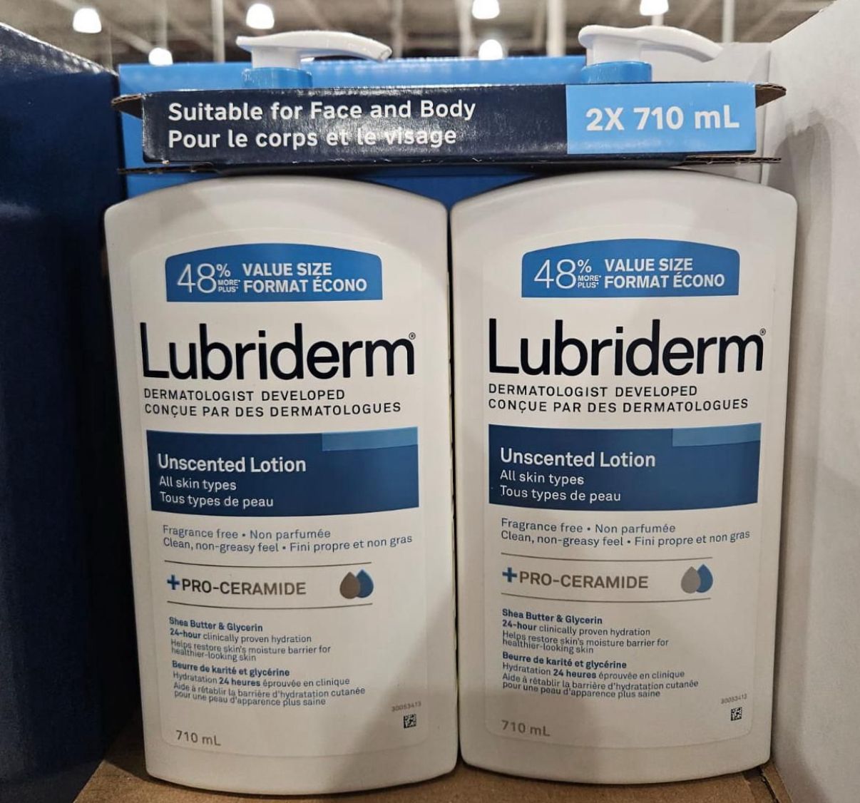 加拿大直送-Lubriderm 保濕乳液 （710ml x 2支)