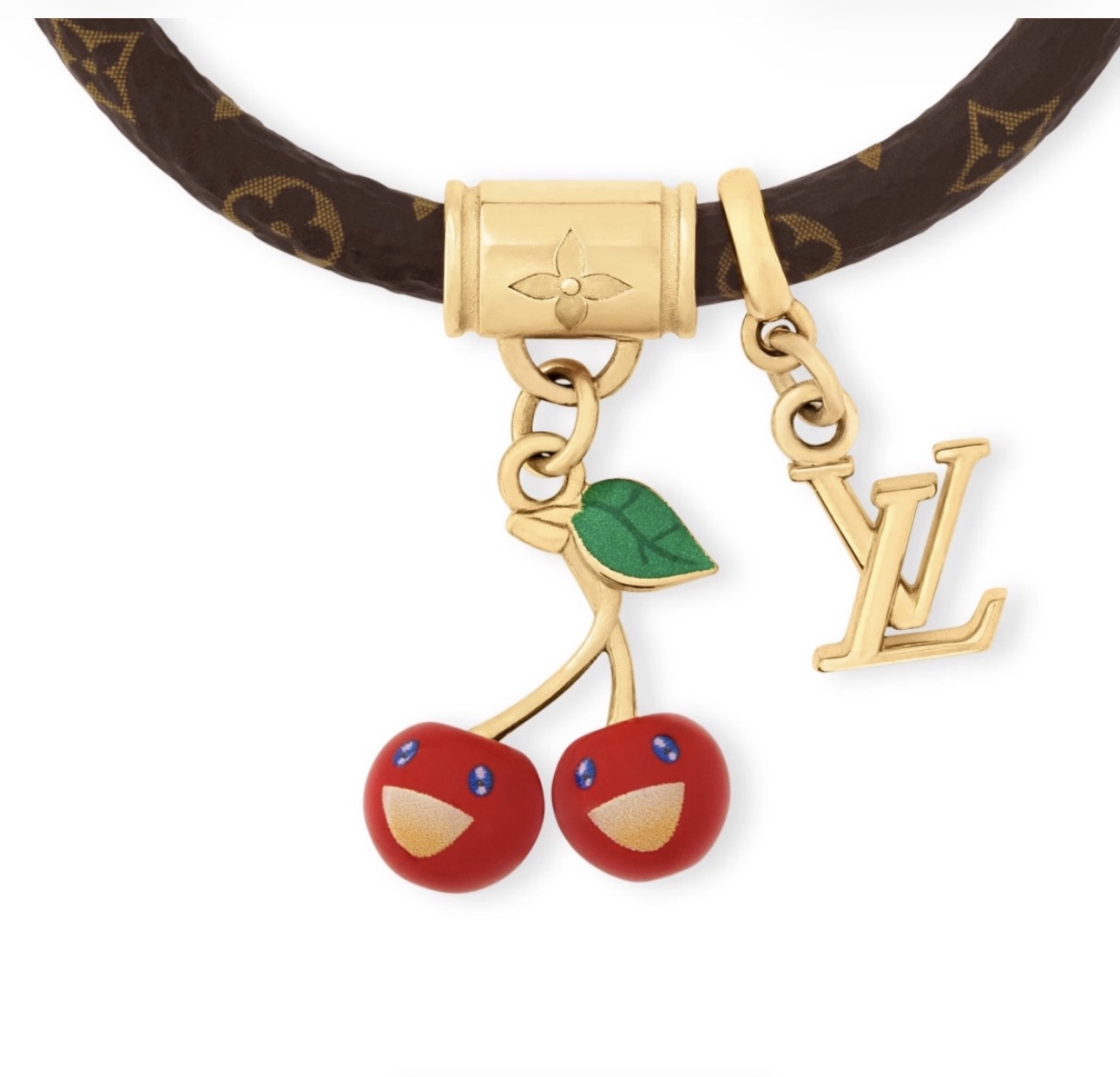 Louis Viitton 村上隆限量版  Cherry 吊飾手環