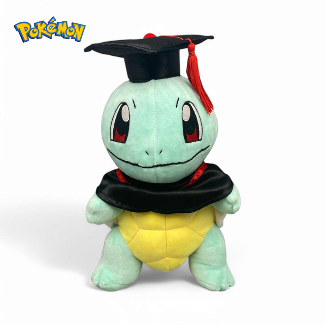 日本正版 Pokemon 寵物小精靈車厘龜畢業公仔 約10吋 †另有其他畢業公仔 畢業袍公仔 | vBuy香港兒童Cosplay服裝•畢業公仔 ...