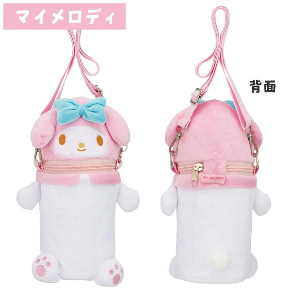 🆕【⭐訂購⭐】🌀 🇯🇵 日本直送 #Skater x #Sanrio 毛公仔造型 鋁塗層內膽 保溫水樽袋［7款選］🌀 [ELJD-0061][261107]