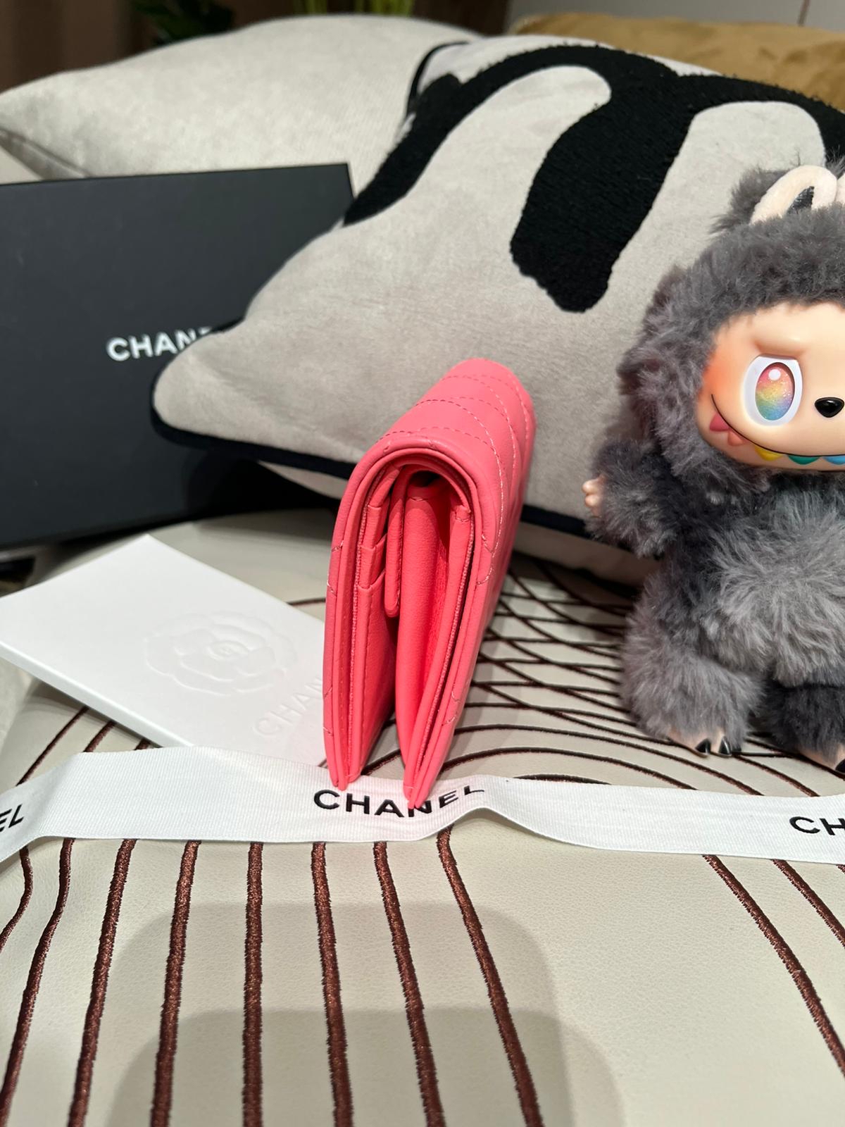 未使用品 Chanel Matlasse Small Wallet Bi Fold Wallet Leather AP3726 Star Wallet 100%Authentic,Unused 未使用品 ✅專門店收據✅晶片貼✅塵袋✅盒