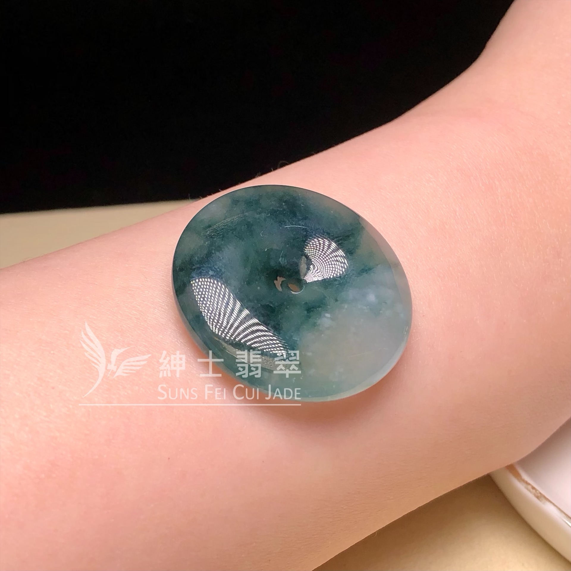 飄花平安扣 B08493