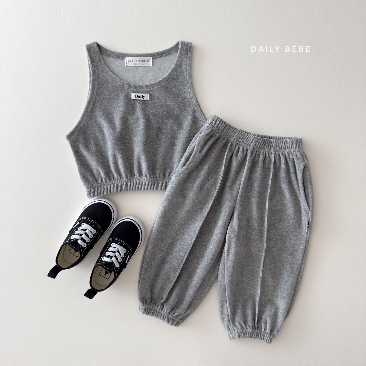 Dailybebe | Velour Matching Set