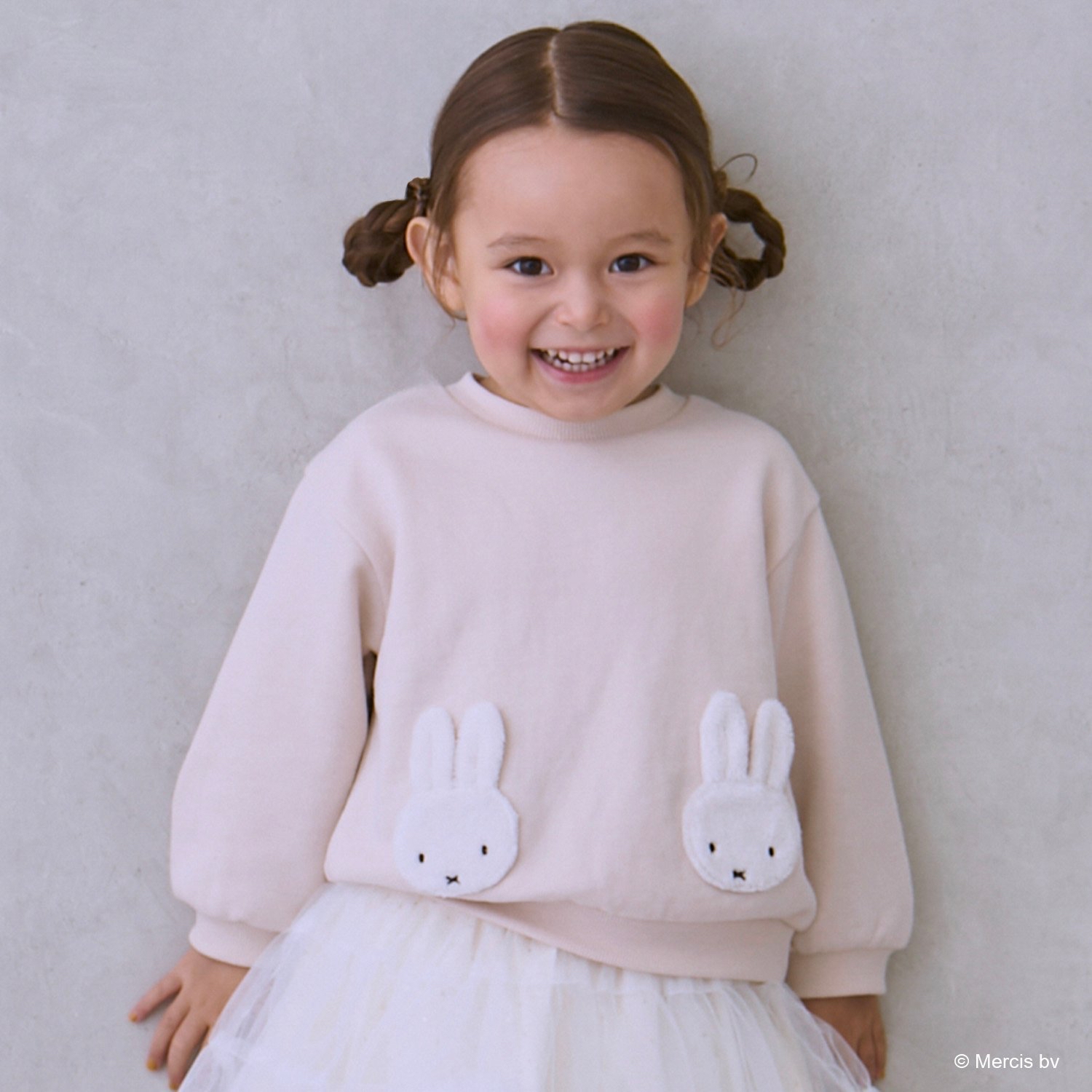 🇯🇵預訂 日本直送🇯🇵Petit Main x Miffy四色人物毛毛貼花衛衣