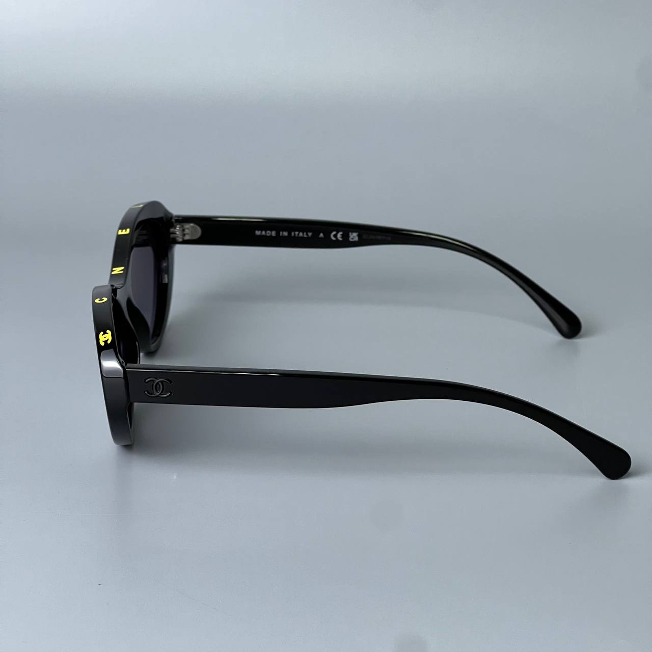 現貨✨🫶🏻Chanel Cateye 字母 太陽眼鏡(黃色字）