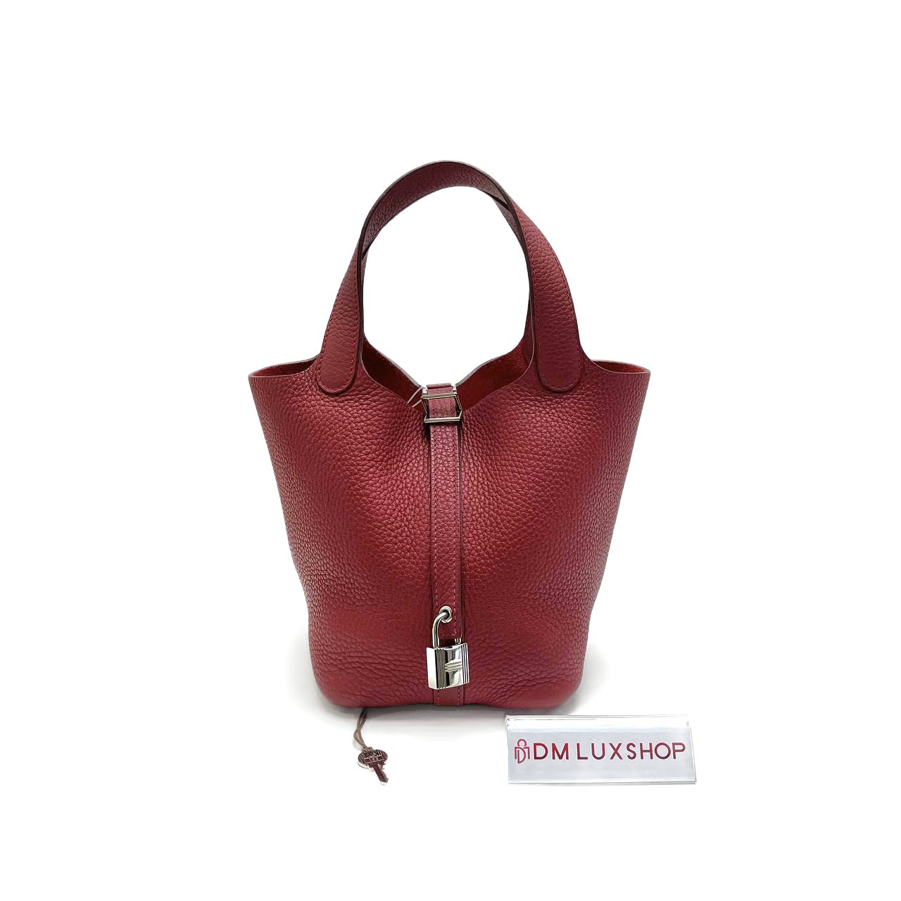 Hermes Picotin 18 Rouge Casaque PHW (Stamp Square P, Y: 2012)
