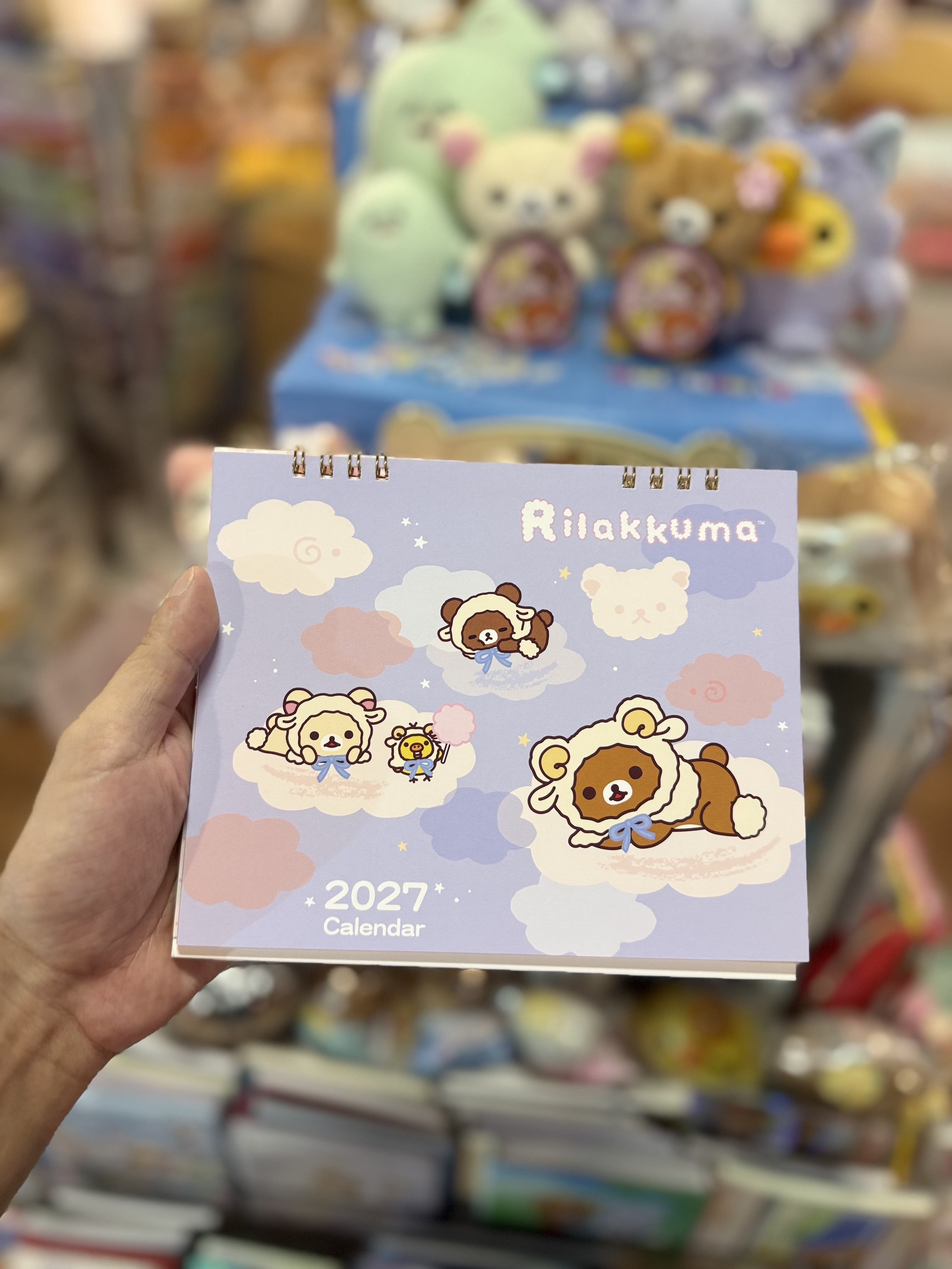《現貨》全新rilakkuma 2027年日版羊年造型座枱月曆