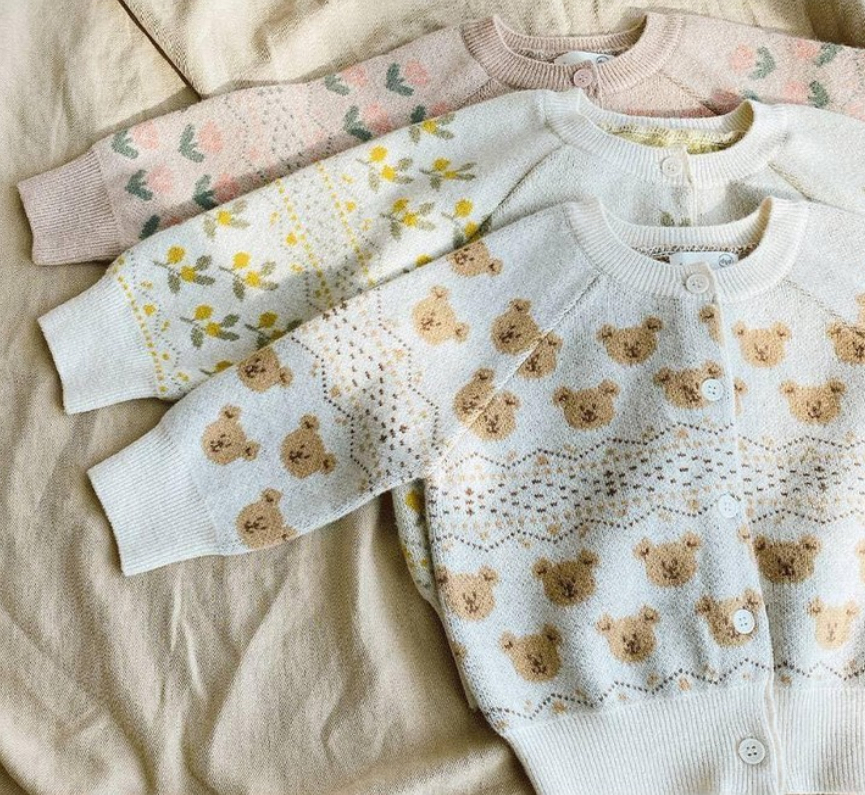 Bear Cashmere Cardigan(M)