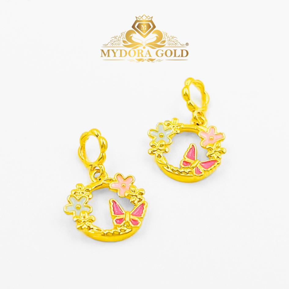 MYDORA Charm Mini Butterfly In Bloom Enamel (5G) | EMAS 916/22k