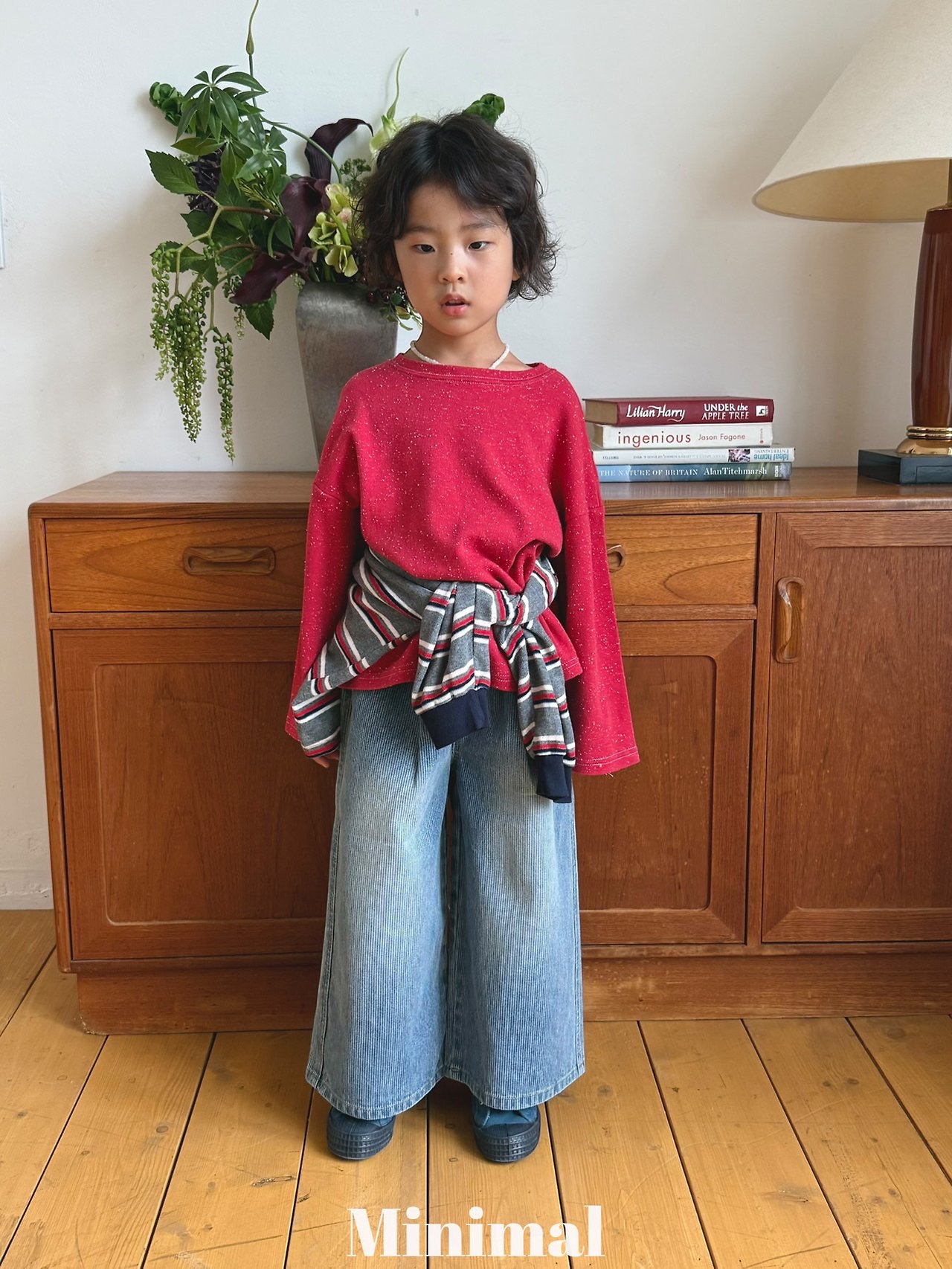 Mnm | Ribbed sand denim