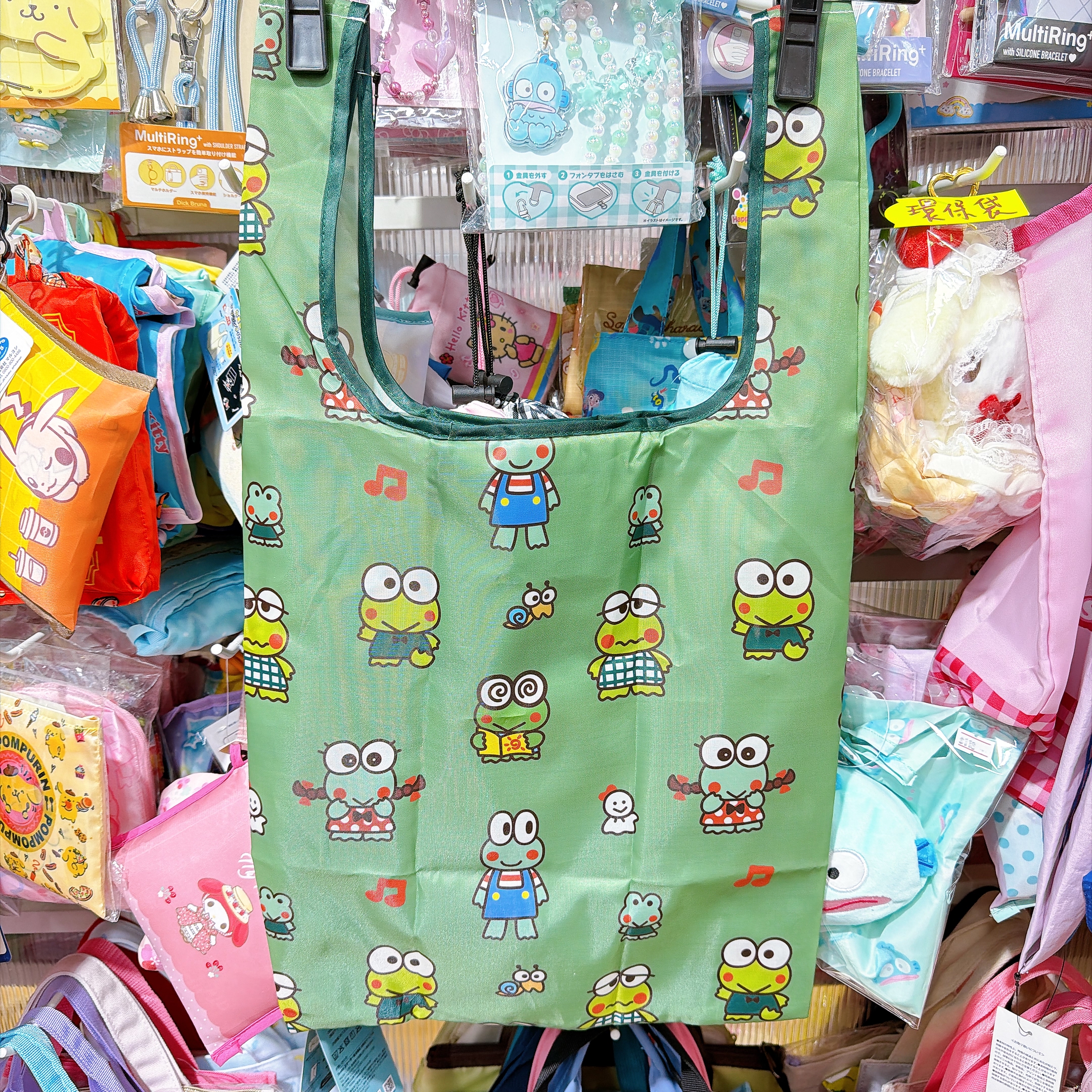 日本直送Sanrio 青蛙仔新款，背心環保袋