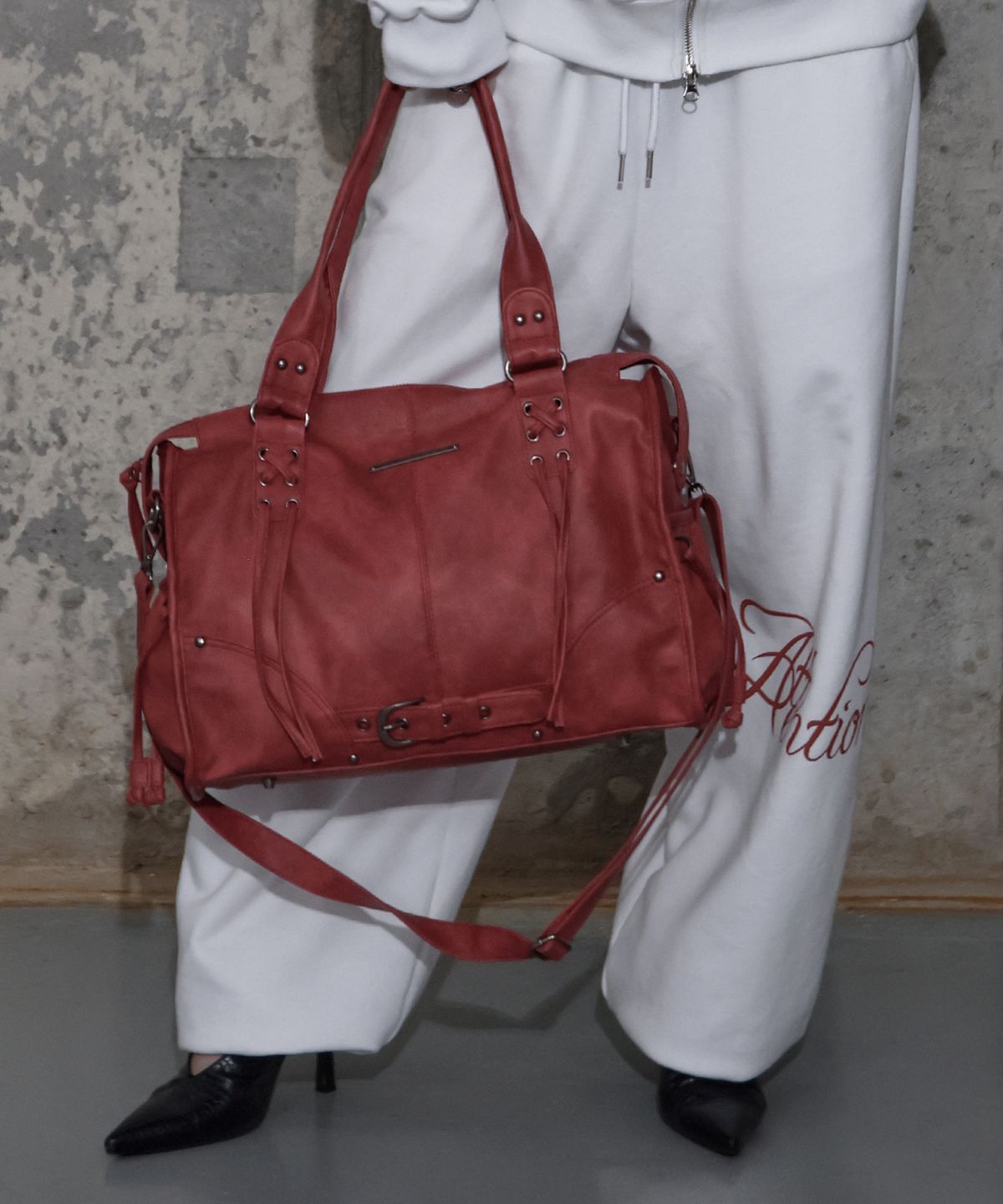 🇰🇷訂購｜FANCY CLUB｜BELTED WASHING LEATHER BAG 5色| AnyNOID