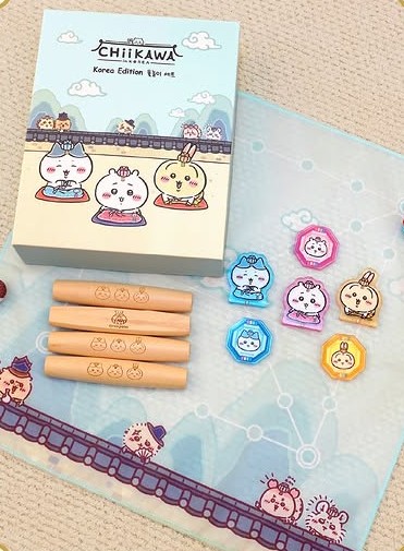 《Pre-Order》原創韓服 傳統桌遊 윷놀이세트｜Chiikawa in Korea 吉伊卡哇 韓國 常設店 (26CKW09-P）