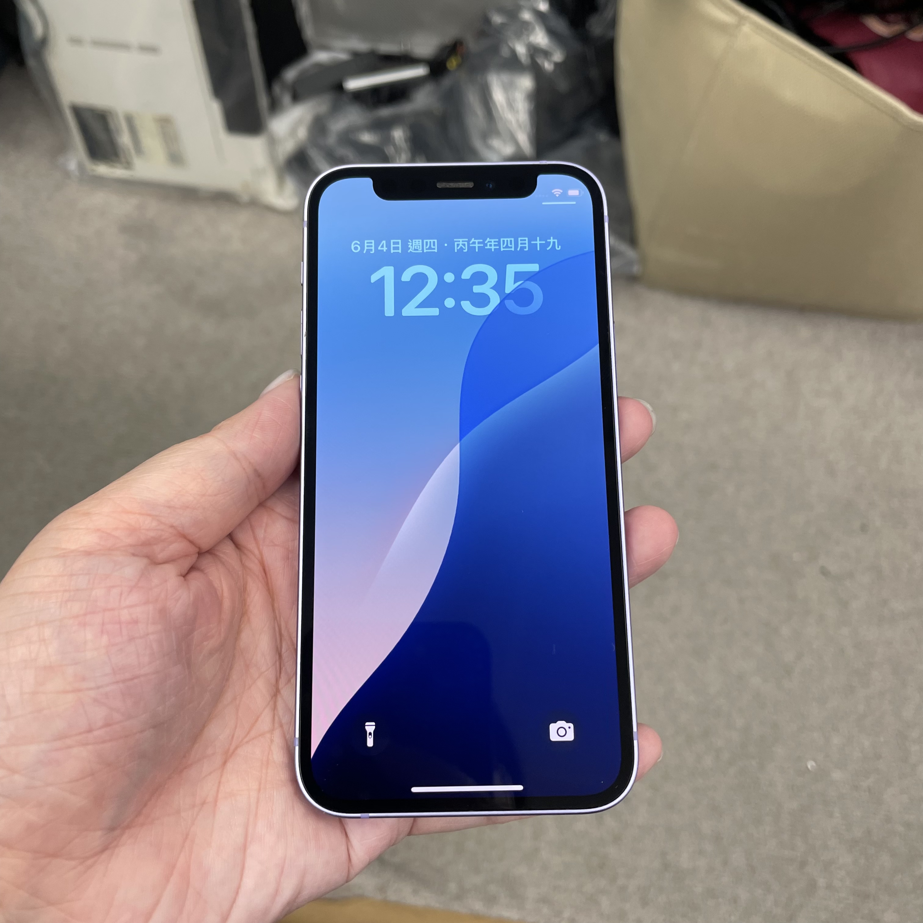 *6672 12 mini 勁靚機 256GB 電100 紫色 purple