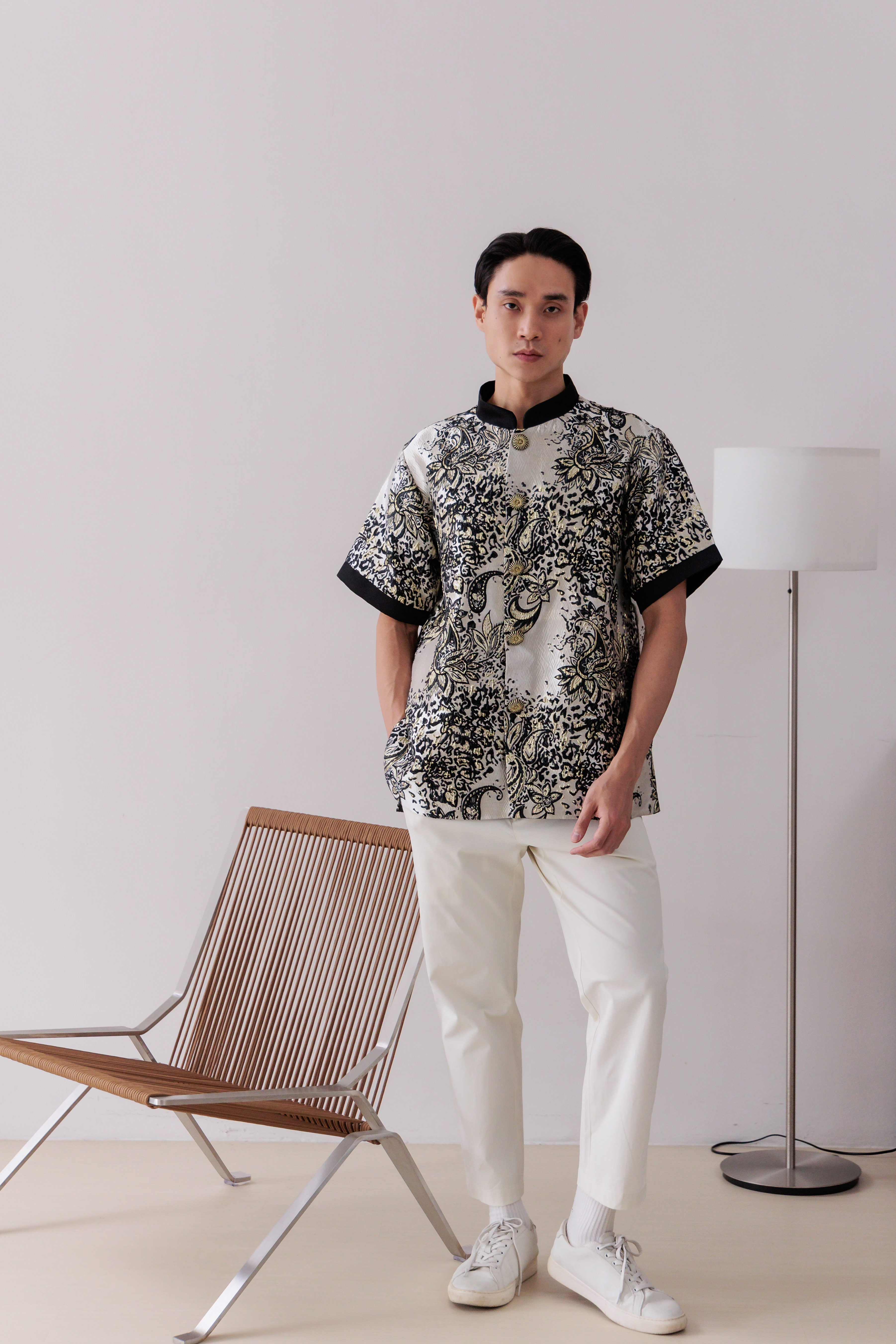 【Pre- Order】Gilded Majesty Elegance shirt  臻华盛景 IW004
