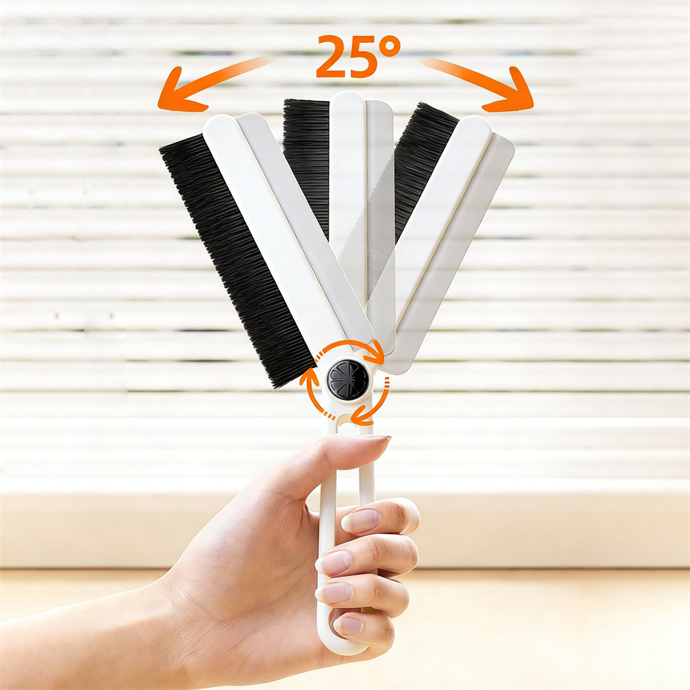 多功能縫隙刷 馬桶刷 刮水 灰塵刷 廚房清潔刷 ［平行進口］ HK2765