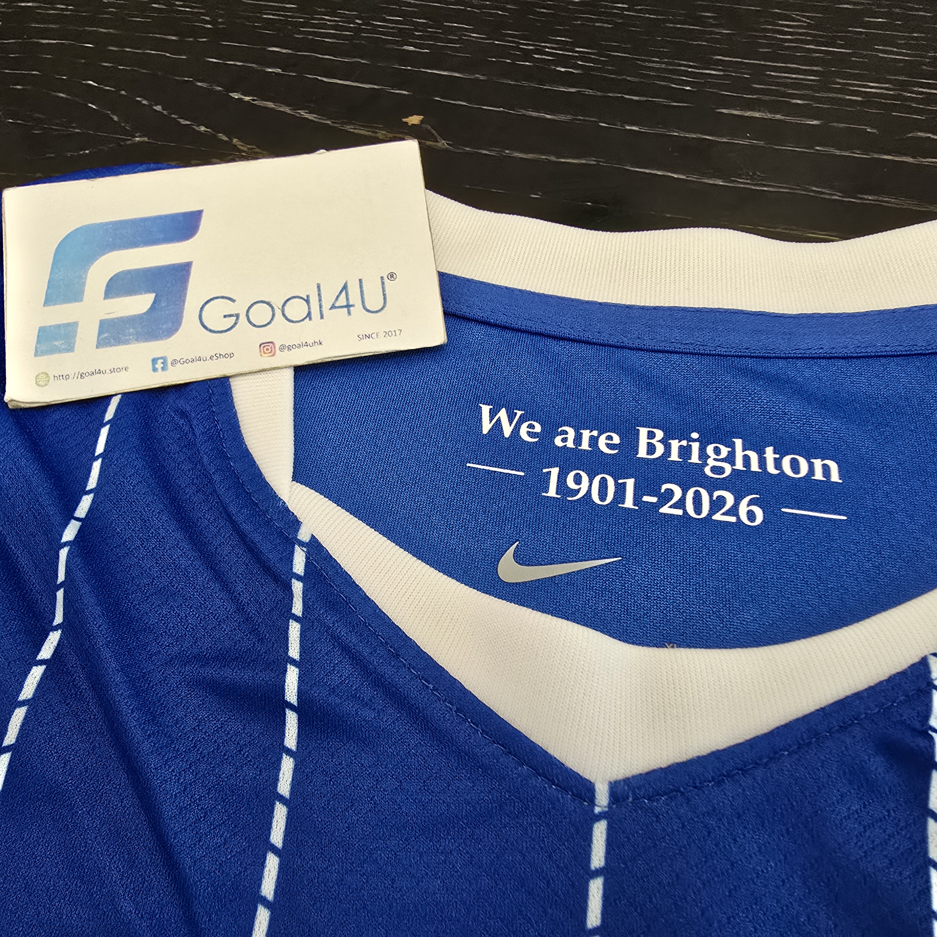 Nike Brighton & Hove Albion 白禮頓 2026-27 主場球迷版球衣 (可加印字章)