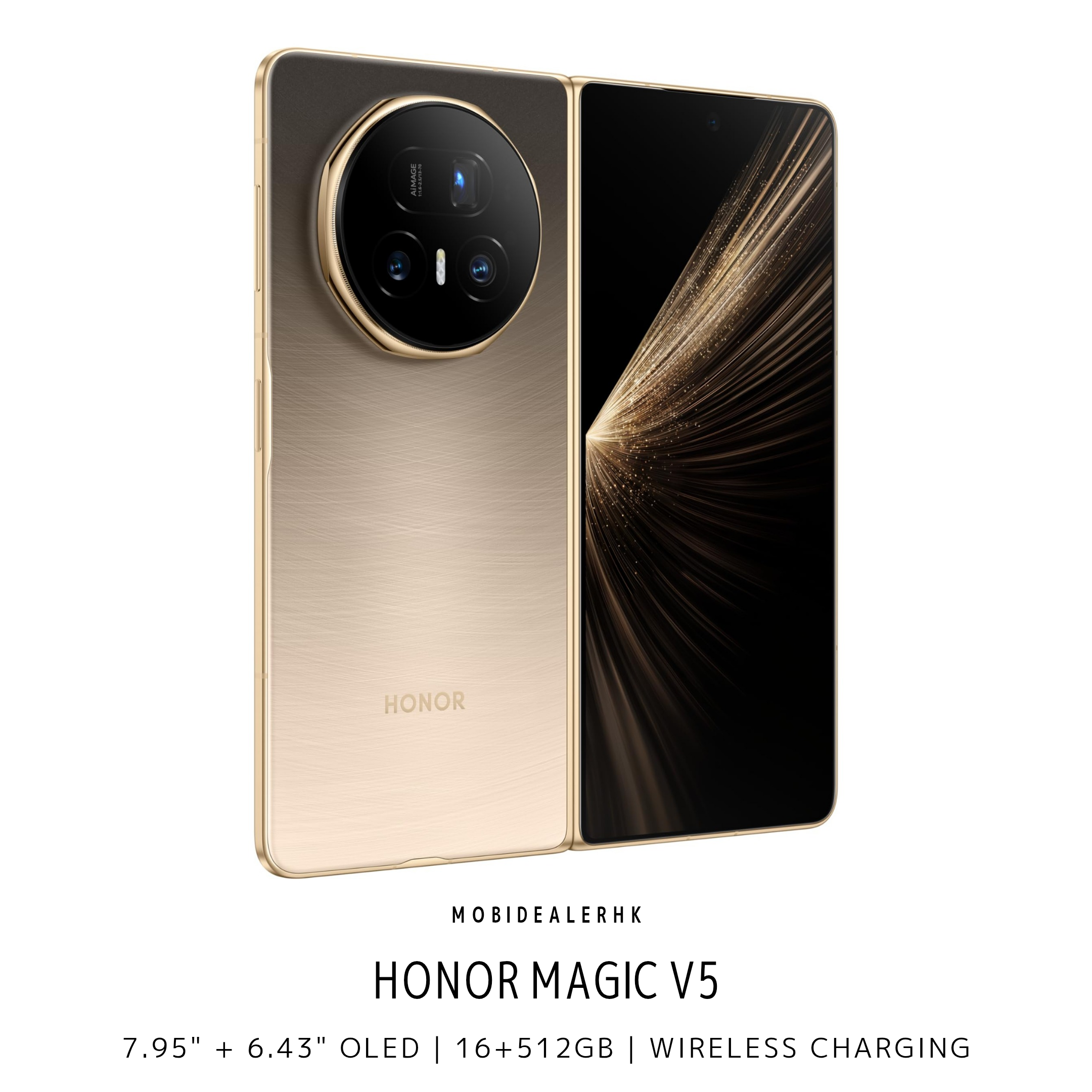 Honor Magic V5 | 榮耀 Magic V5 | 5G | 智能手機 | 摺疊手機 | 8.8mm 超薄 | 64MP 潛望長焦 | 5820mAh | 66W 快充