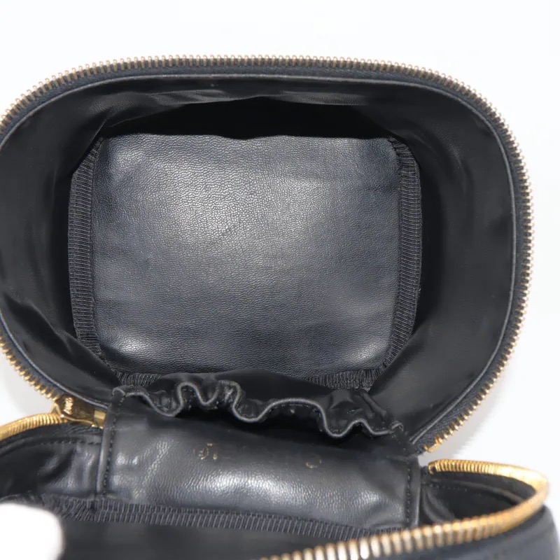 Chanel Black Caviar Vanity Bag