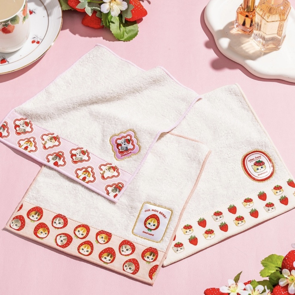 Mofusand 鯊魚貓 方巾｜預訂