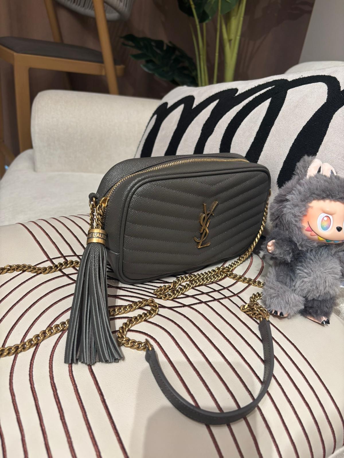 YSL Lou Lou Mini Camera Bag 100%Authentic, 98%New ✅Dust bag