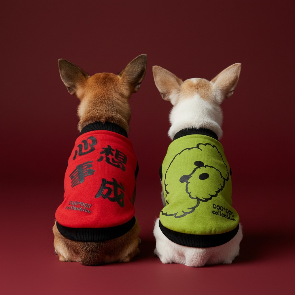 S429 賀年雙面衫- 心想事成 Double-sided New Year's T-shirt - All your wishes come true