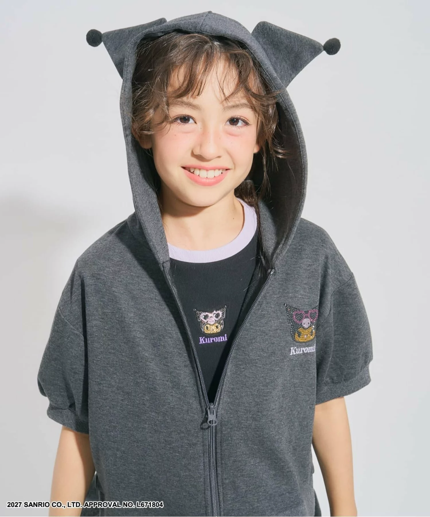 🆕【⭐訂購⭐】  日本直送🌀#Sanrio 水鑽 立體造型帽 短袖外套［3款選］🌀[ELGA-0082][260815]