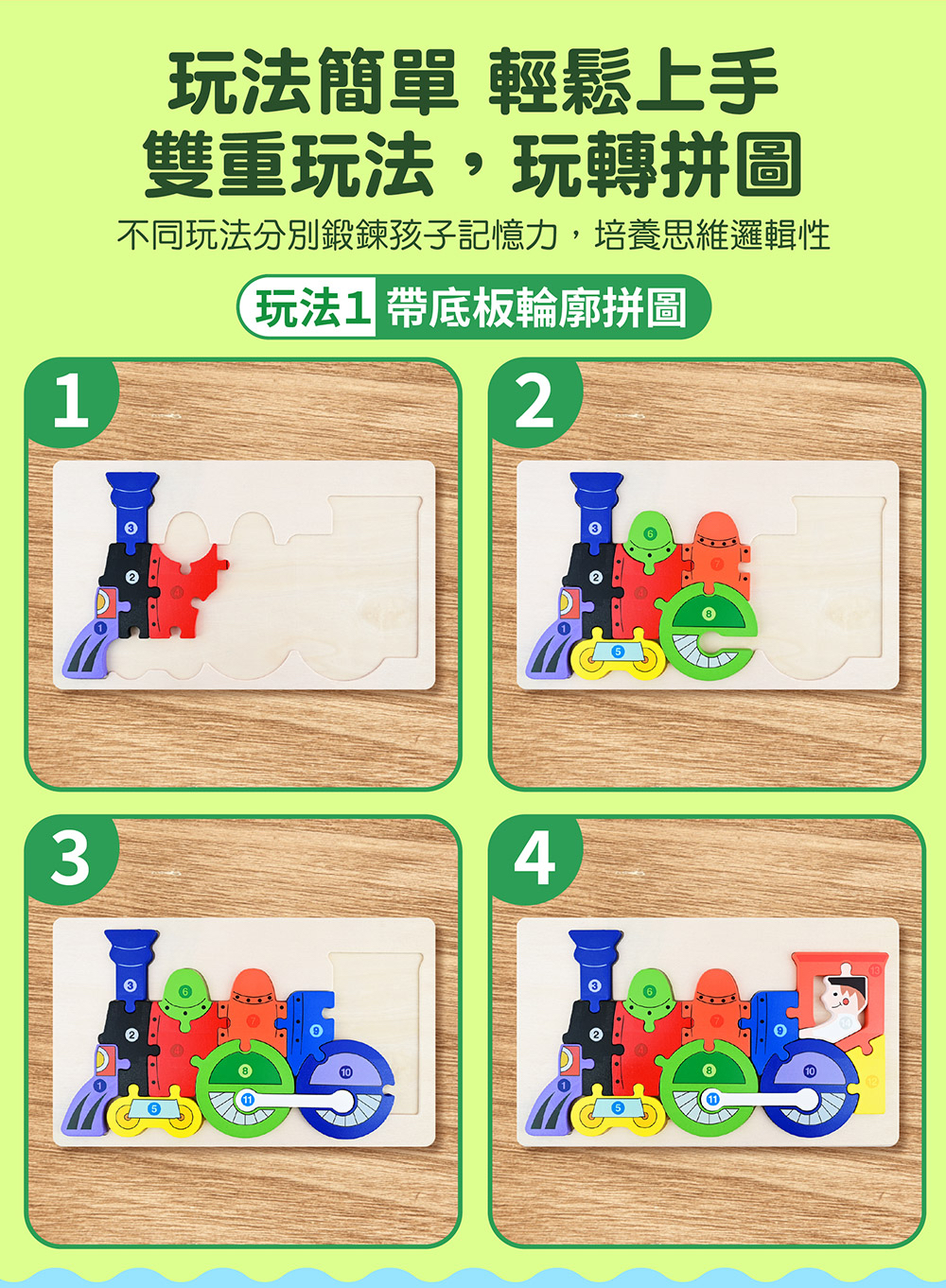 🔸預購貨品🔸造型幾何拼板 (共四款)