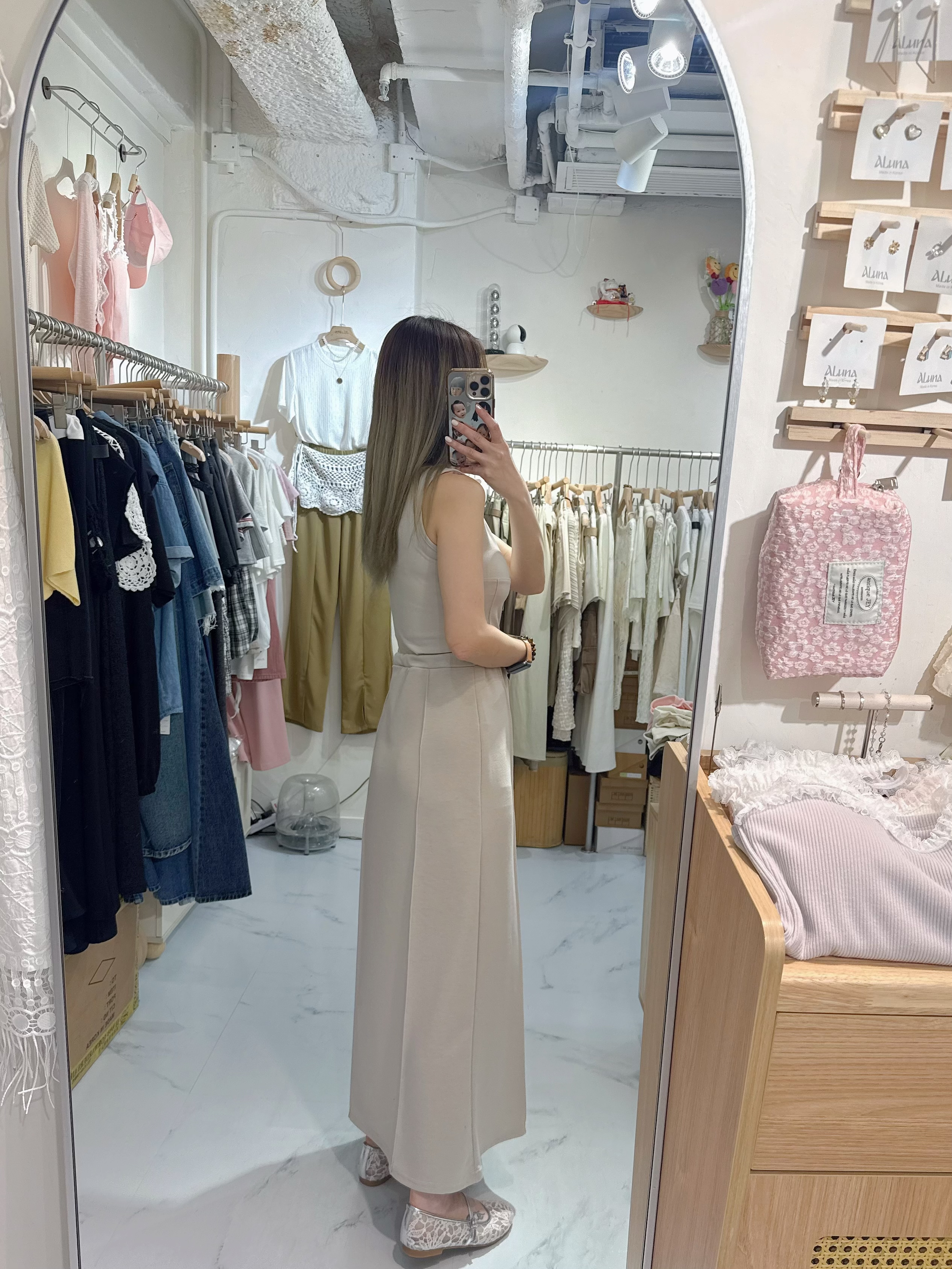 vest + skirt set