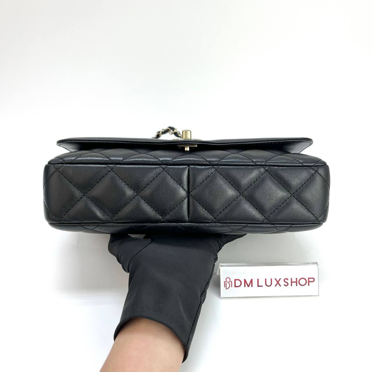 Chanel 24B Flap Bag Black GHW (Microchip)