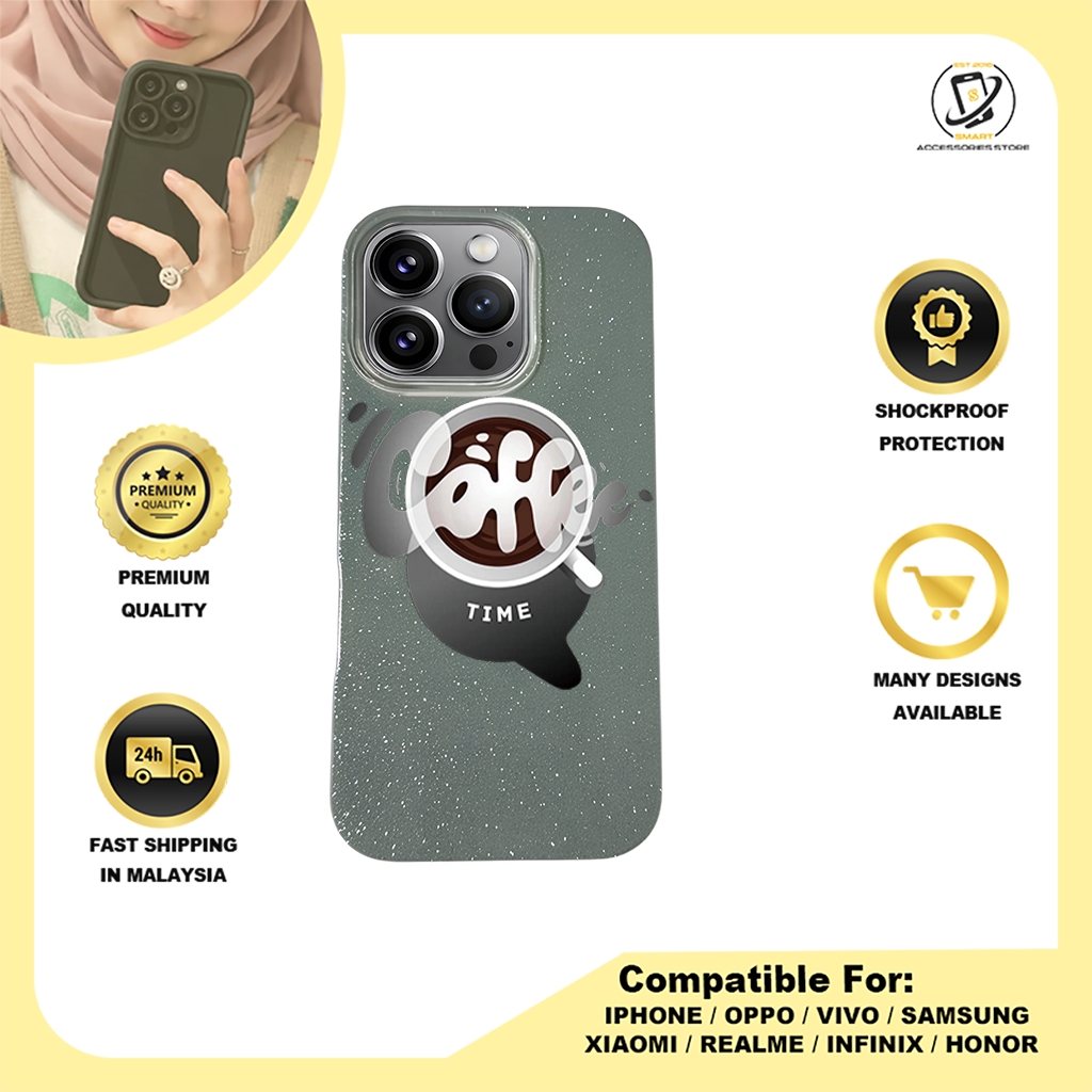 BLING CASE PHONE FOR IPHONE - DESIGN COFFEE D