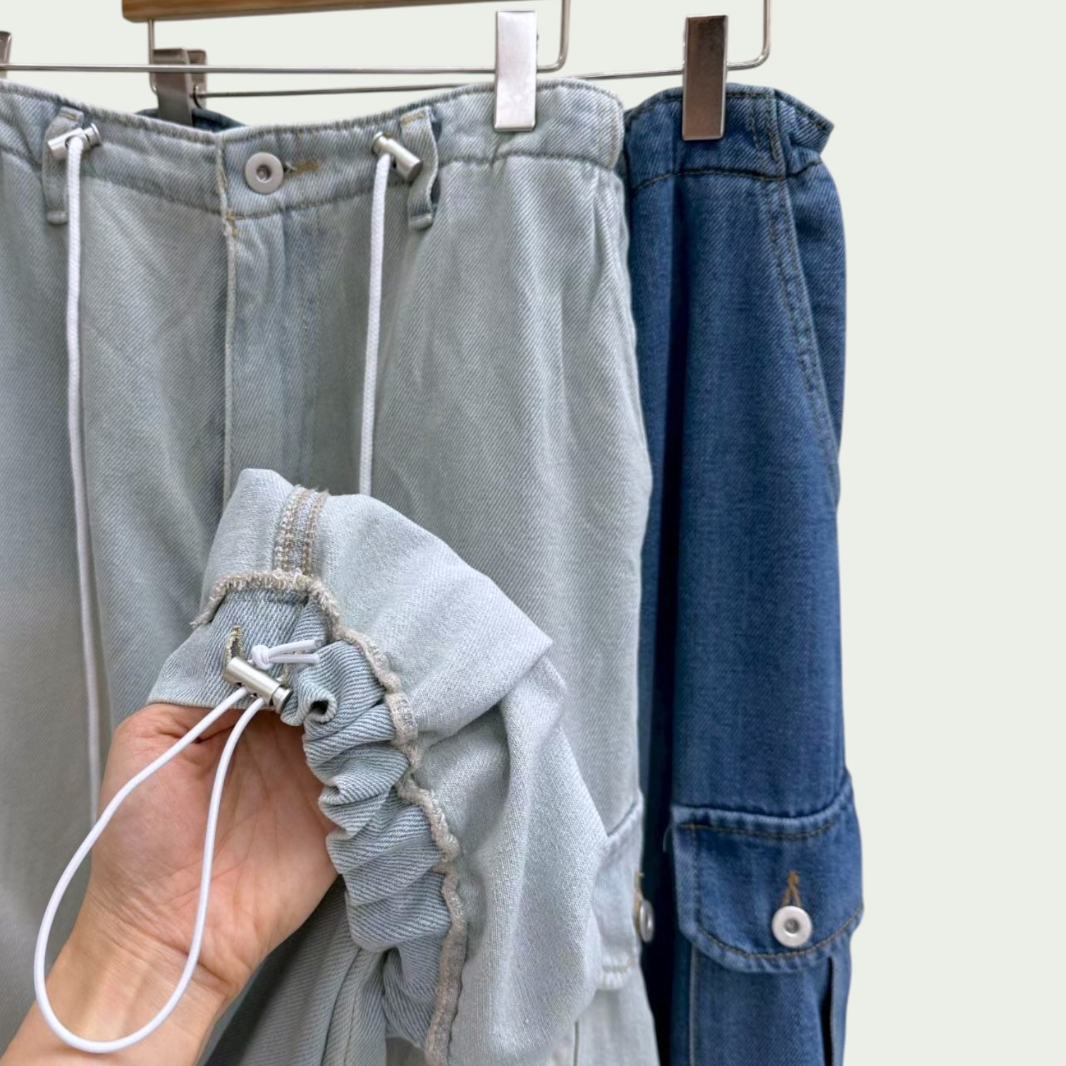 221057 側袋牛仔褲