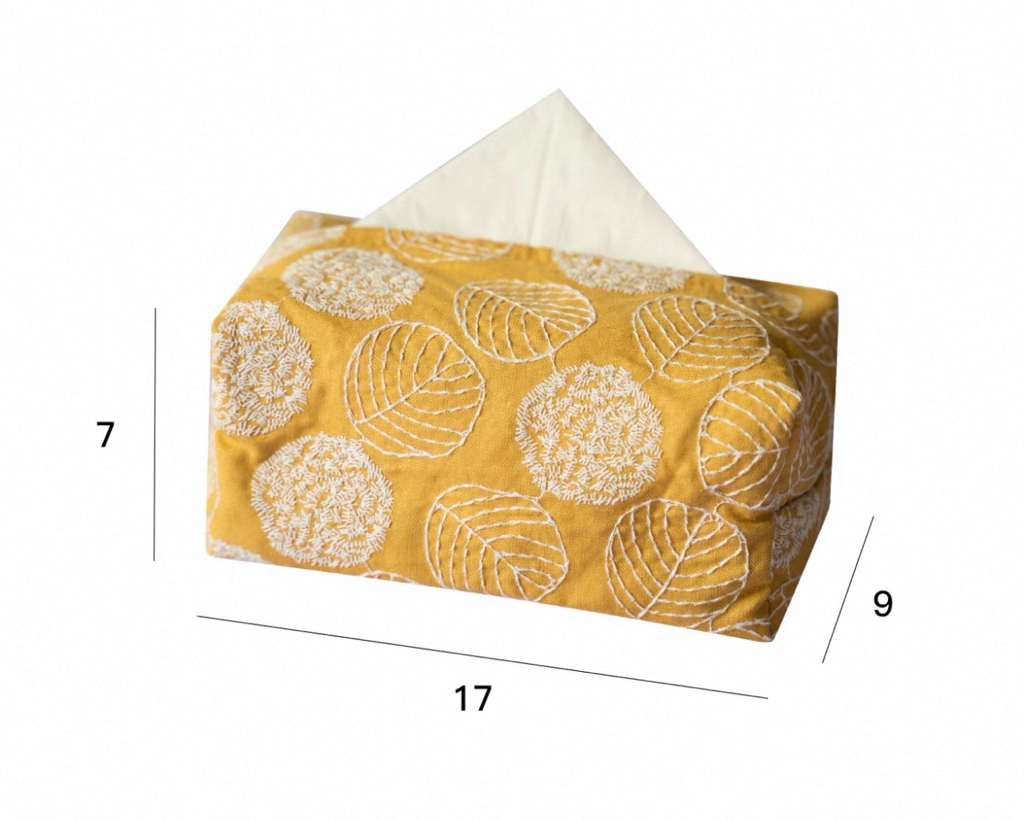 Cordelia森林之葉刺繡紙巾套