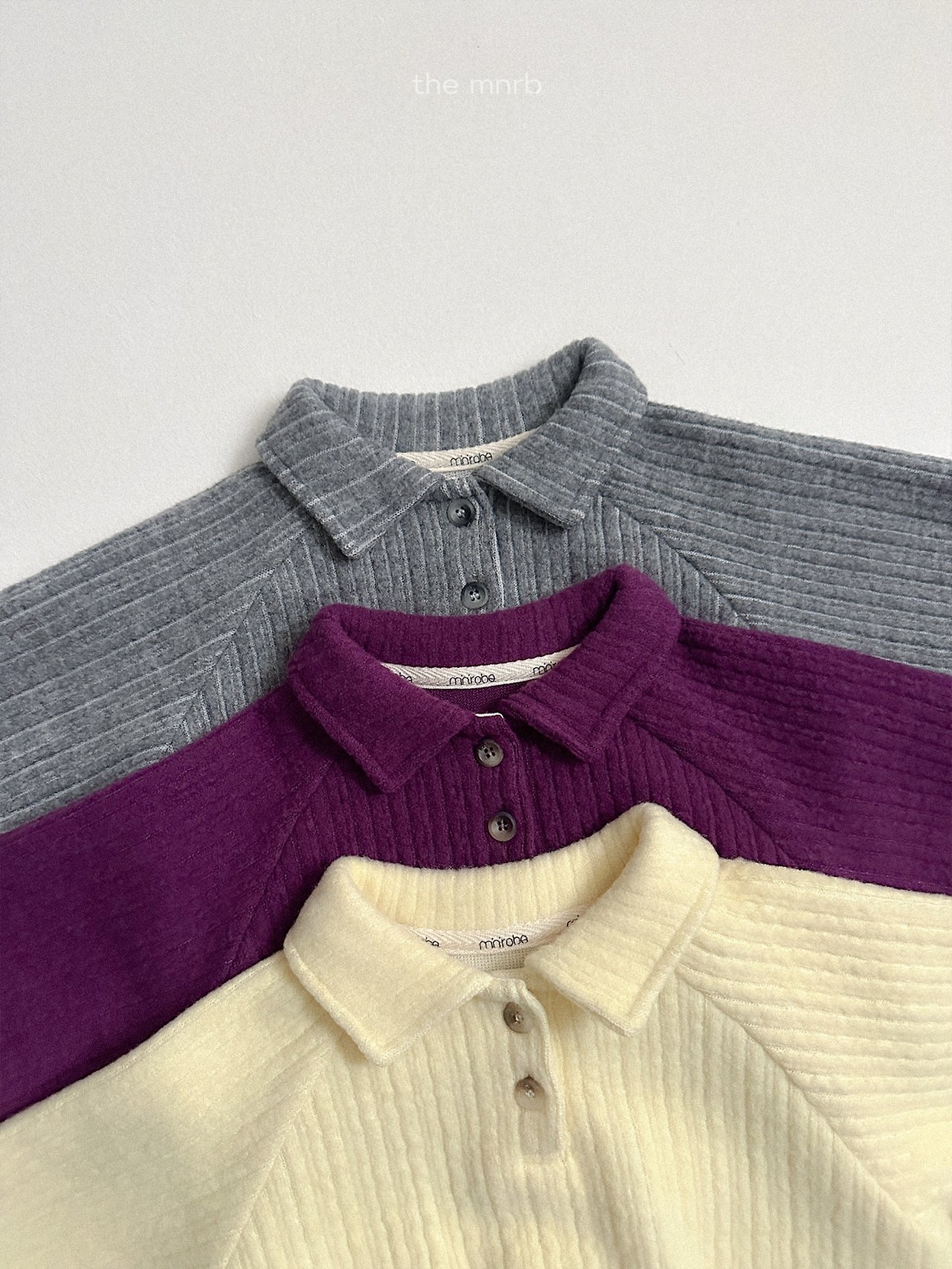 Mnirobe |boy collared sweatshirt