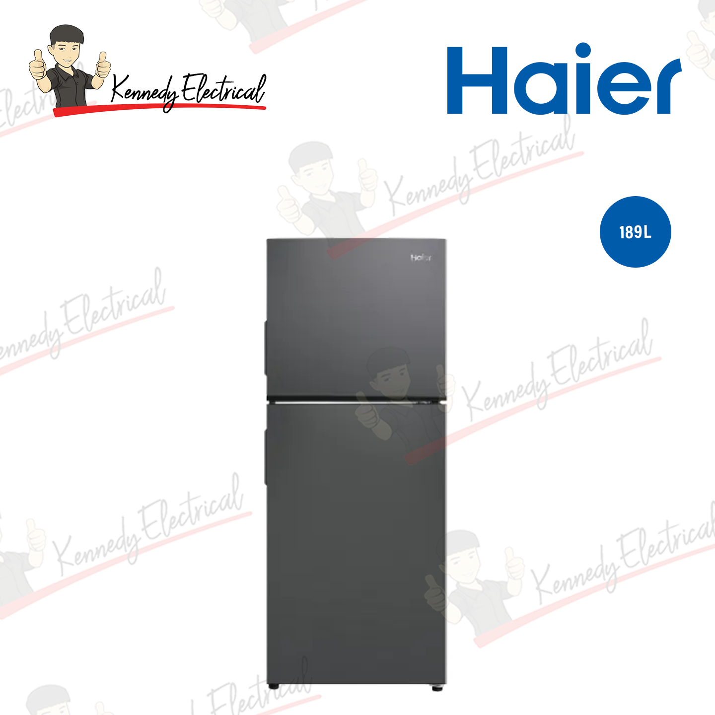 Haier 240L 2-Door Refrigerator Black (HRF-T240XM)