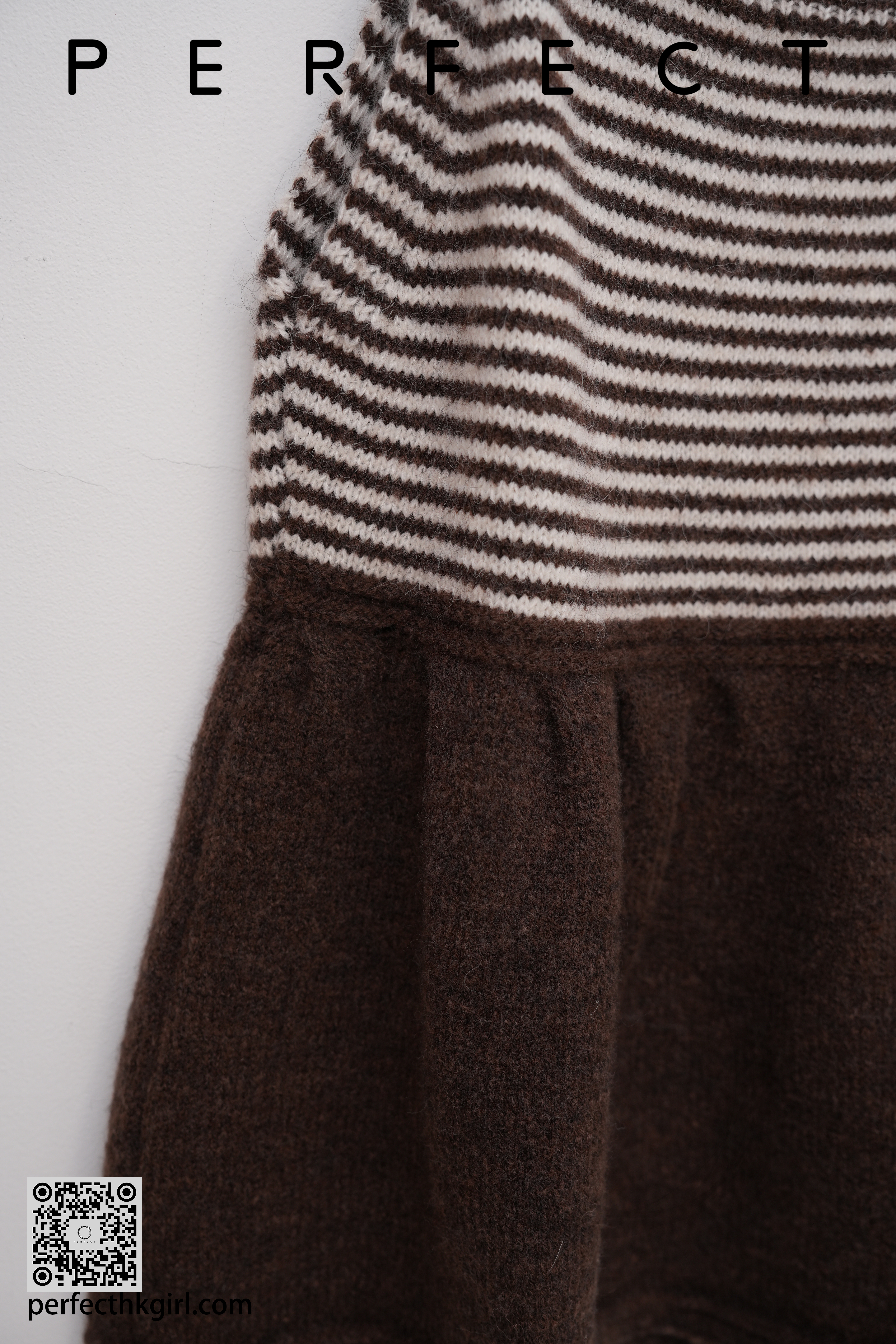 T0041_針織吊帶文青間條背心外搭（大地啡色）