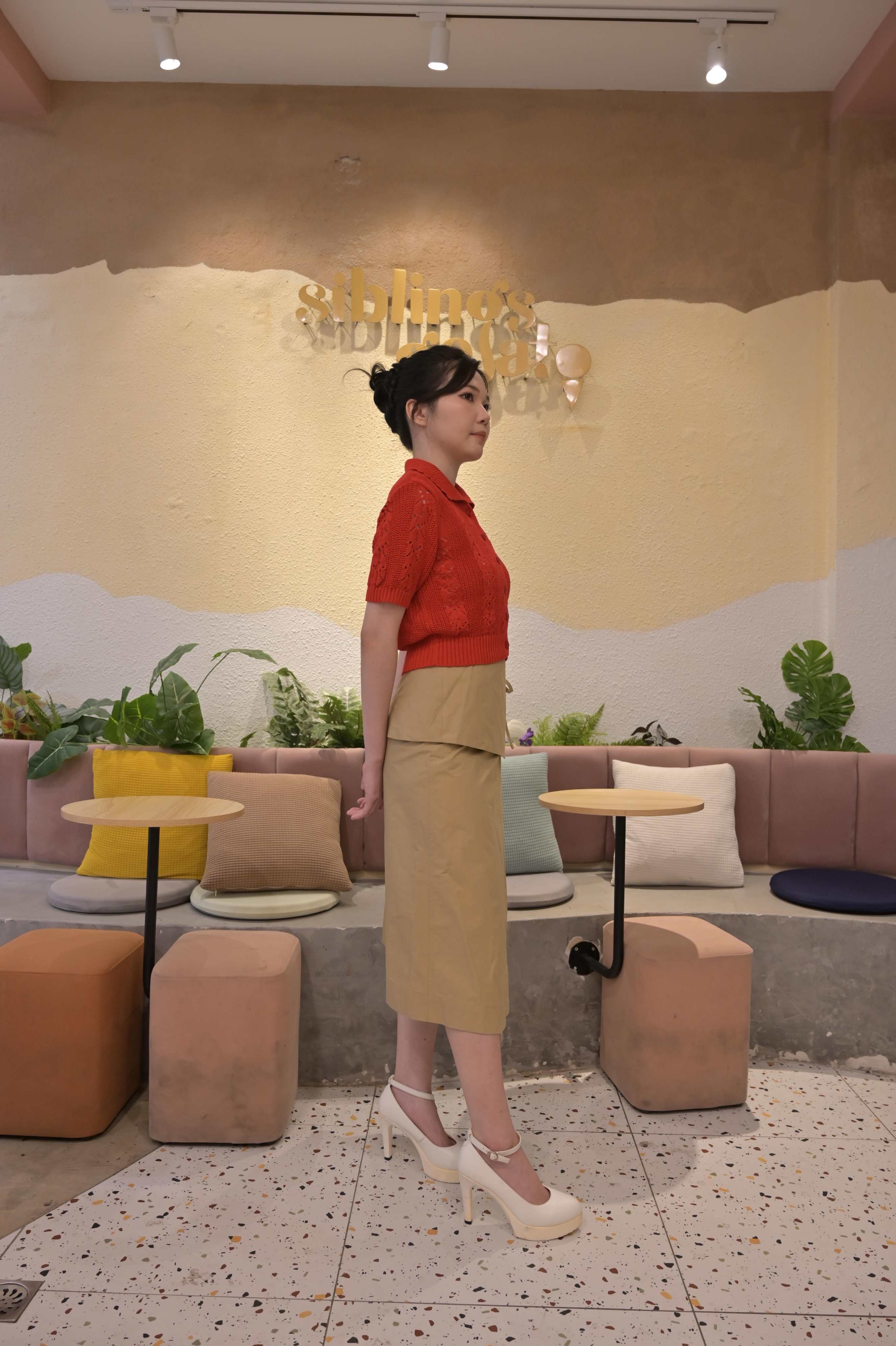 Asymmetric Wrap Skirt with Side Tie Detailing‖ 不对称绑带设计感半裙 KR031521152