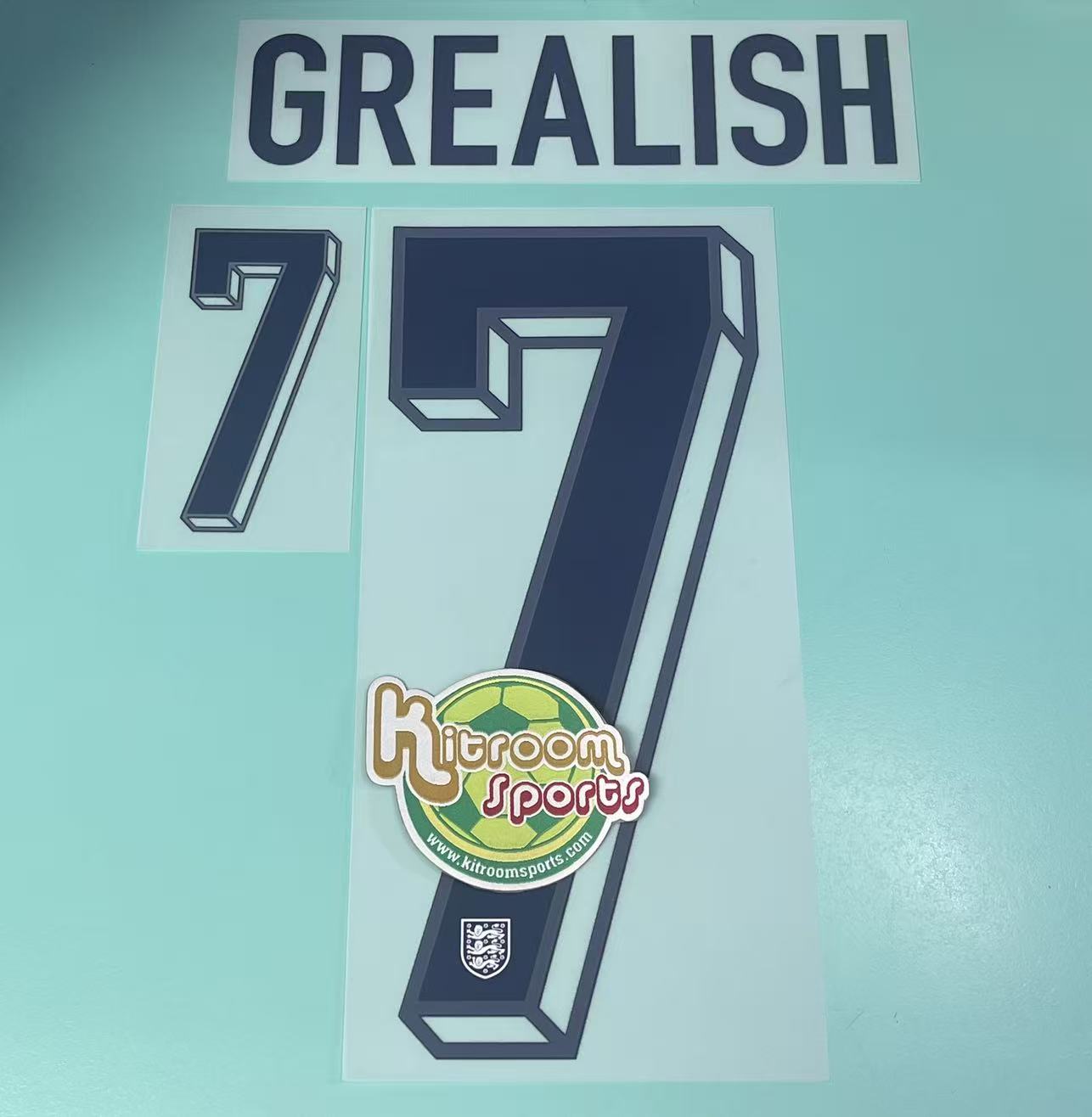 2024 England Home Nameset #7 GREALISH