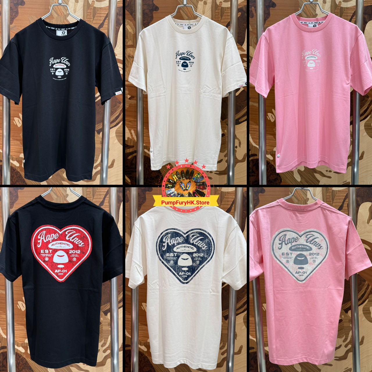 AAPE Regular fit AAPEUNVS graphic tee (1856)
