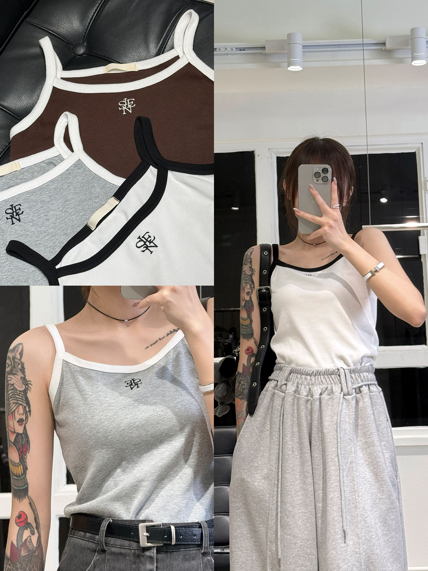 𝐌𝐮𝐥𝐭𝐢-𝐭𝐨𝐧𝐞 𝐬𝐦𝐚𝐥𝐥 𝐥𝐨𝐠𝐨 𝐜𝐚𝐦𝐢 𝐭𝐚𝐧𝐤 𝐭𝐨𝐩