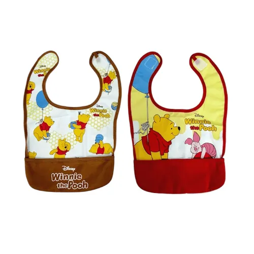 日本直送~新款小熊維尼口水肩