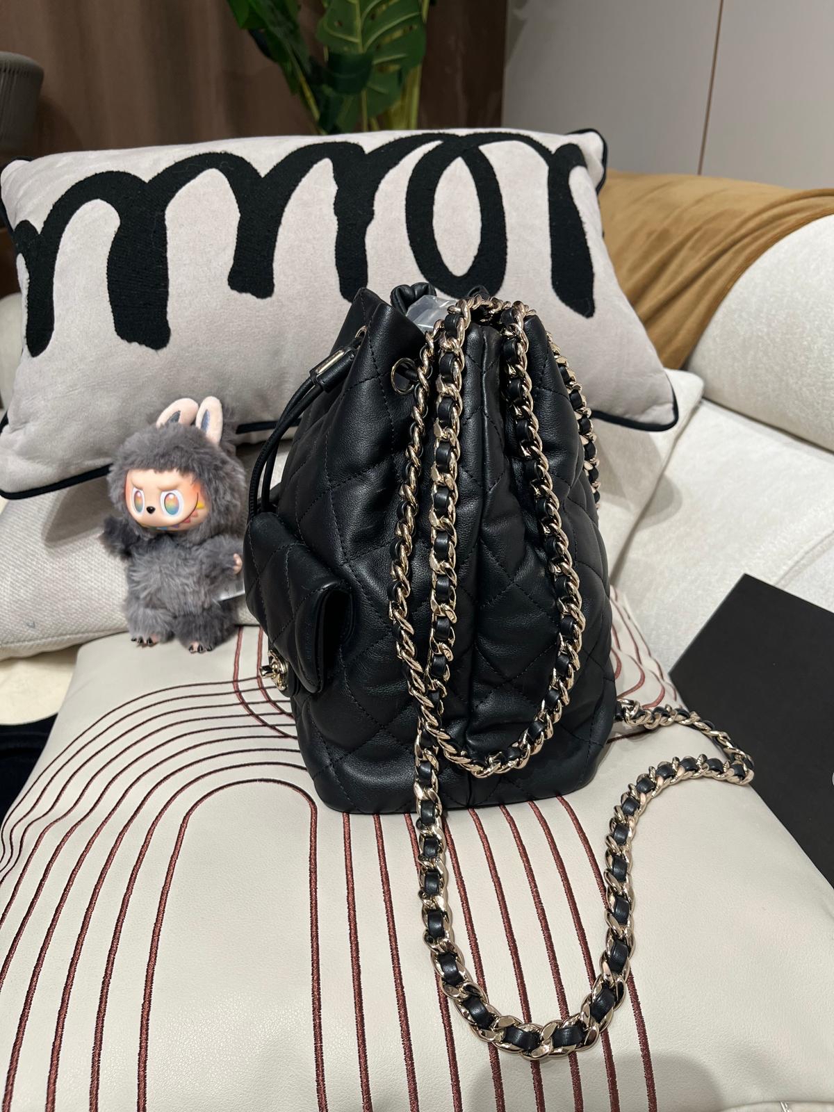 全新未使用品 Chanel backpack calfskin AS4342 黑色牛皮100%Authentic 全新未使用品UNUSED✅晶片✅塵袋✅盒