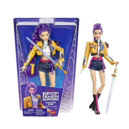 KPop Demon Hunters 獵魔女團 Rumi 玩具人偶街舞版  Mattel 正版 香港現貨 生日禮物