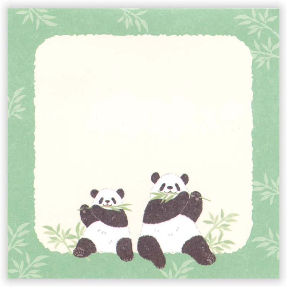 現貨｜ZOOm in Animals 熊貓 日本製 便條紙 Memo Notepad (5424409)