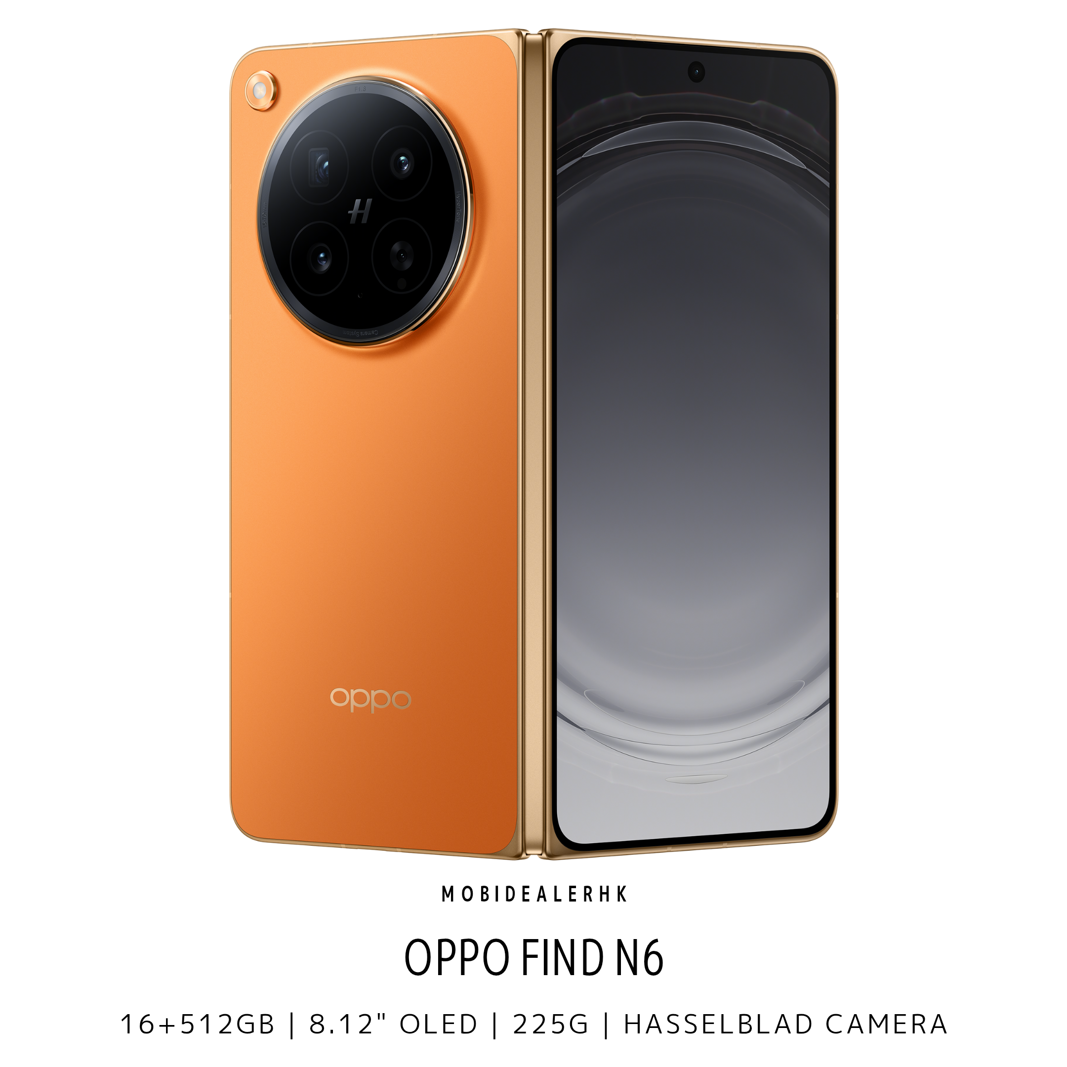 Oppo Find N6 | 5G | 智能手機 | 16+512Gb | 8.12" + 6.62" | AMOLED | Hasselblad Camera