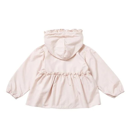 🇯🇵預訂 日本直送🇯🇵Polo Baby標誌刺繡粉紅色荷葉邊連帽外套
