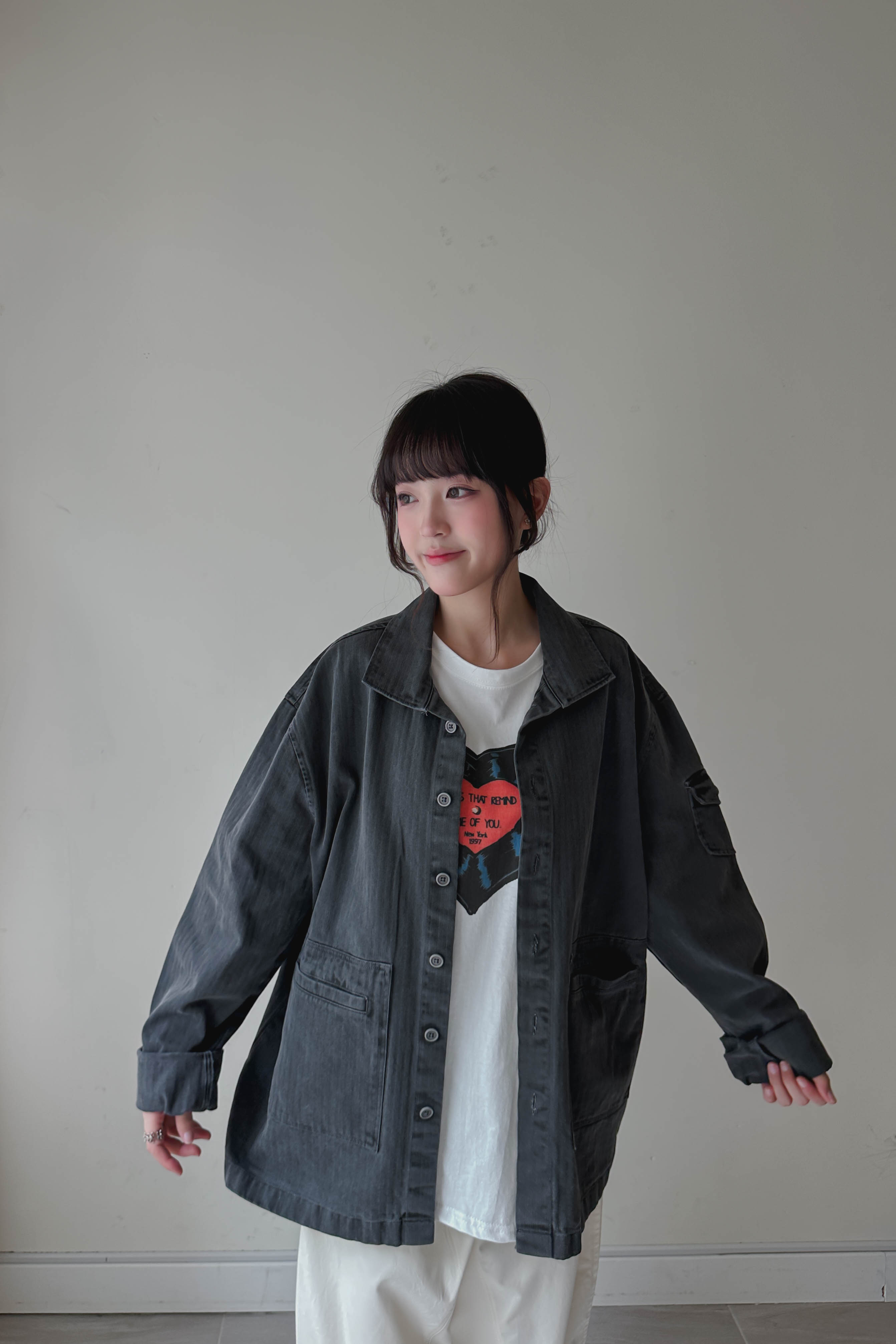 心型唱片CD Print Tee (兩色入)