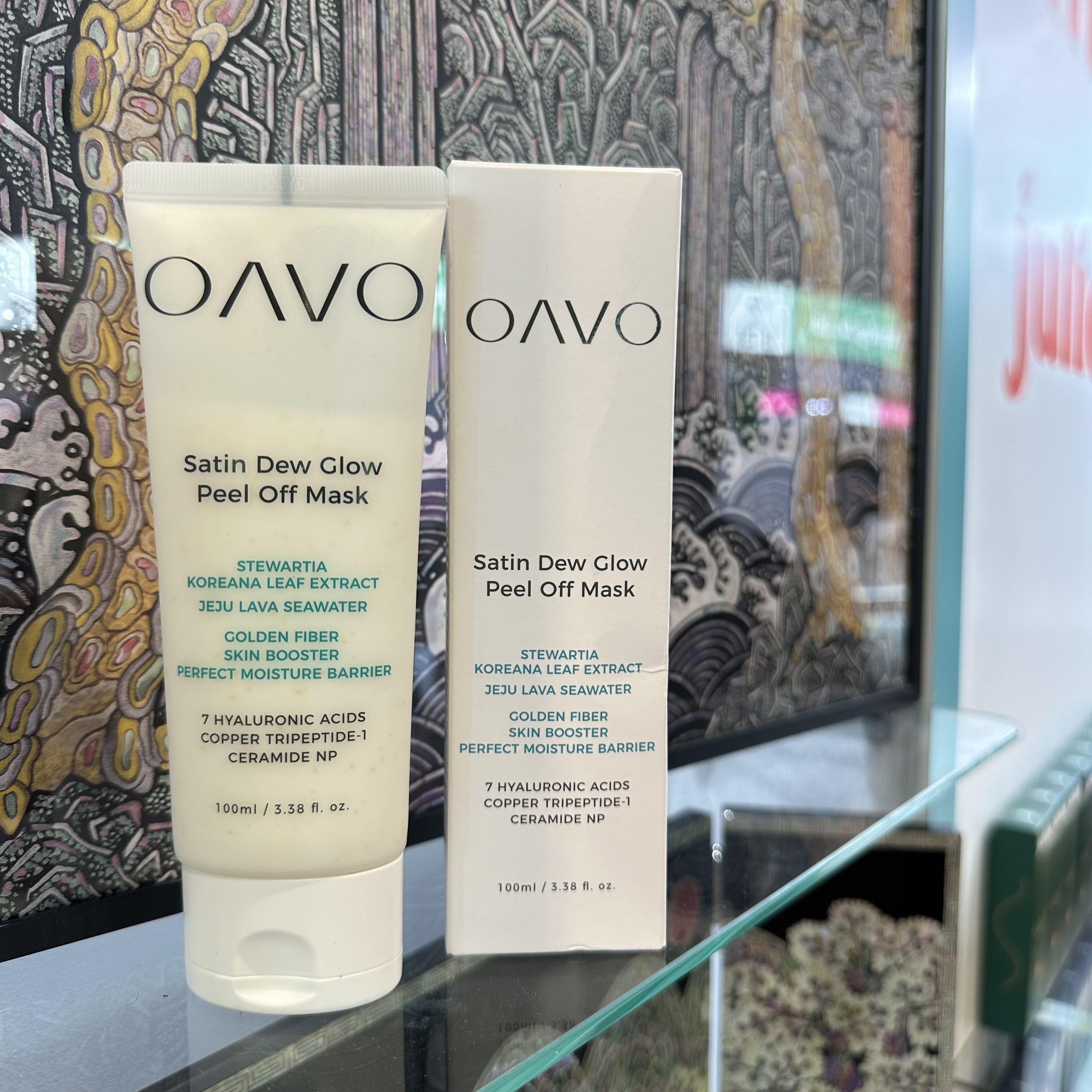 韓國OAVO 緞露發光撕拉式面膜